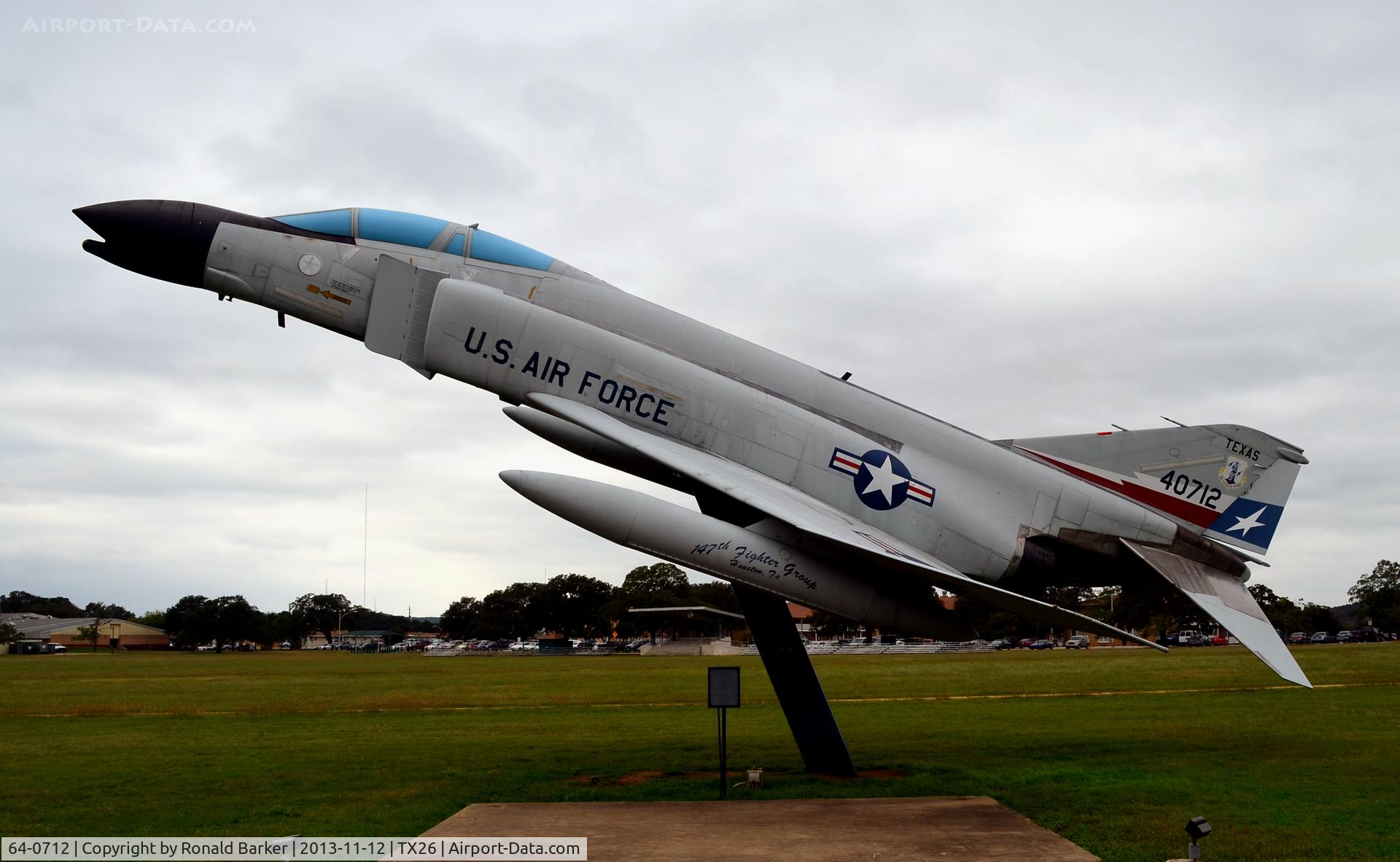 64-0712, 1964 McDonnell F-4C Phantom II C/N 969, Camp Mabry, TX