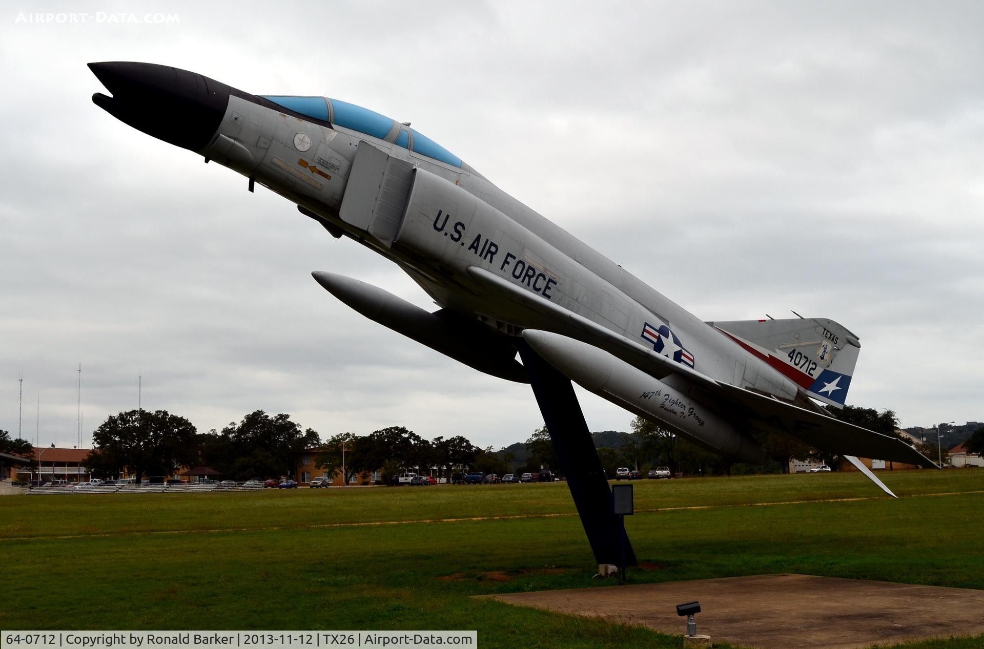 64-0712, 1964 McDonnell F-4C Phantom II C/N 969, Camp Mabry, TX