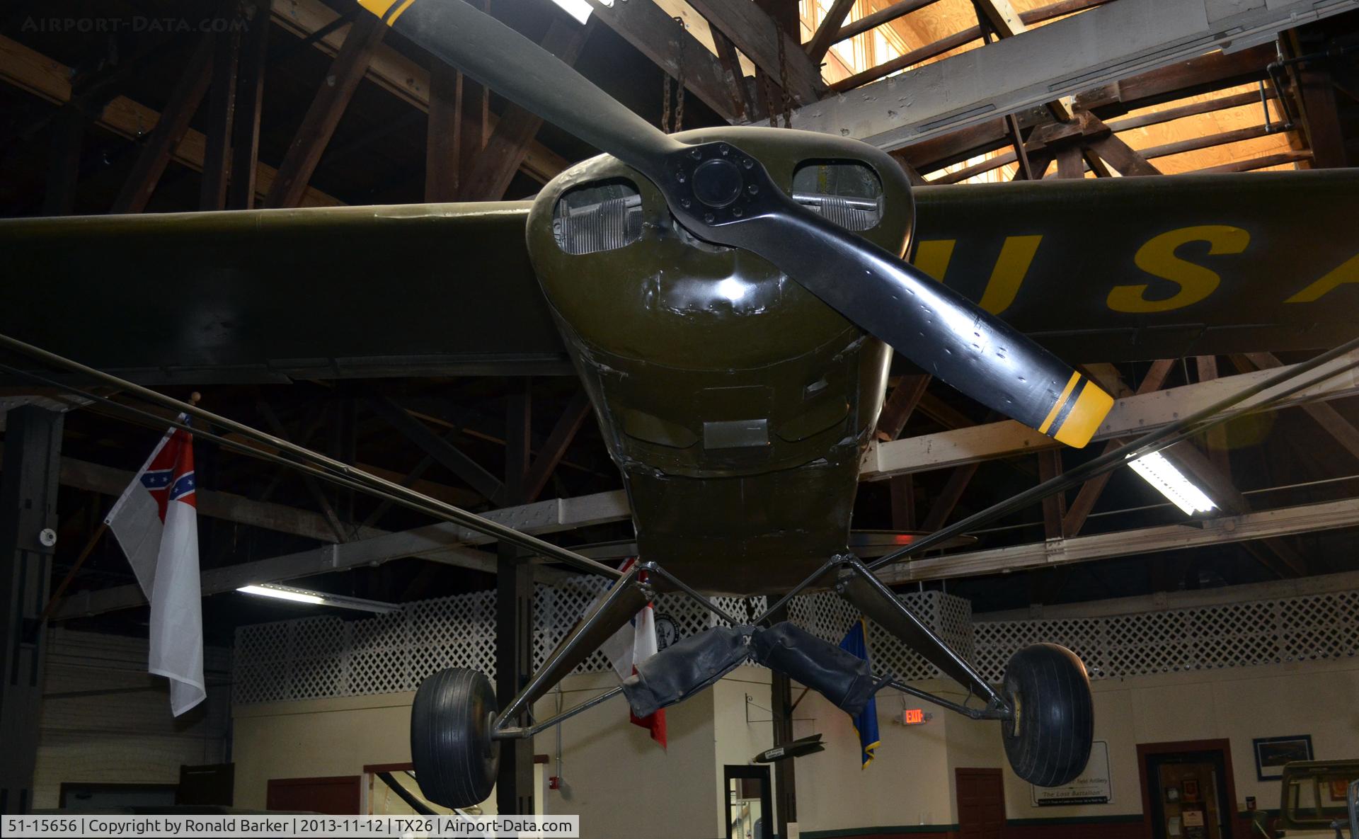 51-15656, 1951 Piper L-21A Super Cub (PA-18-125) C/N 18-573, L-21A shown as 18573, Texas Military Museum, Camp Mabry, TX
