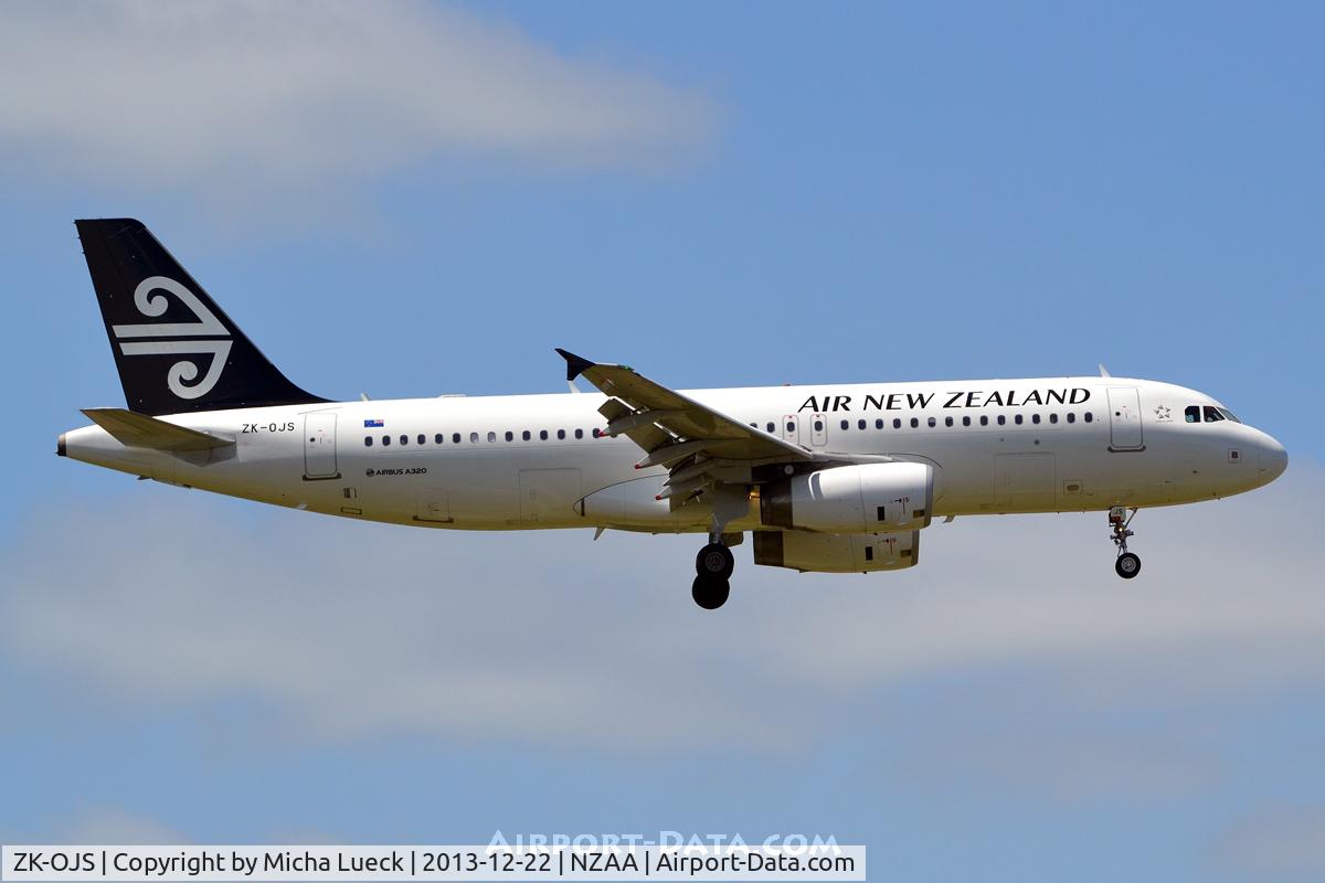 ZK-OJS, 2011 Airbus A320-232 C/N 4926, In new livery