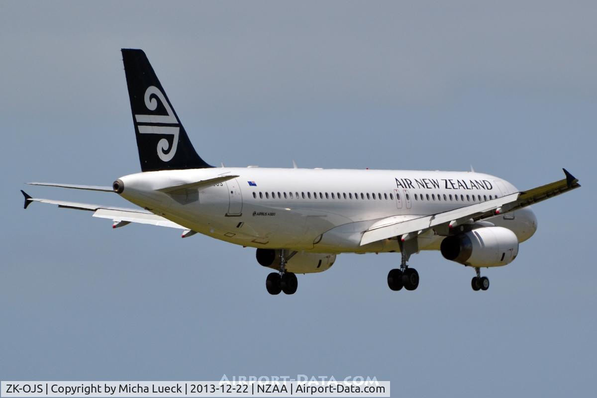 ZK-OJS, 2011 Airbus A320-232 C/N 4926, In new livery