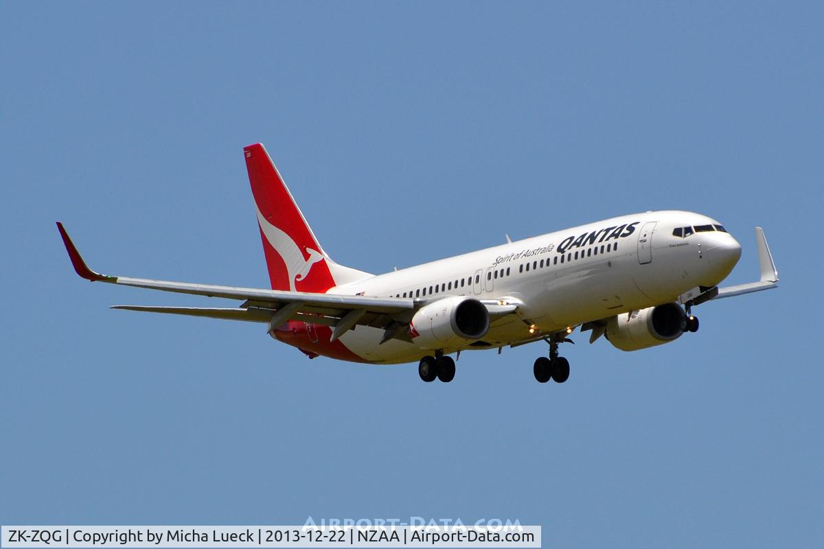 ZK-ZQG, 2011 Boeing 737-838 C/N 34190, At Auckland