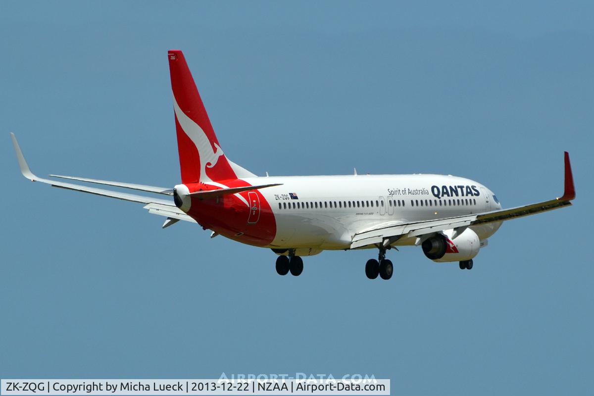 ZK-ZQG, 2011 Boeing 737-838 C/N 34190, At Auckland