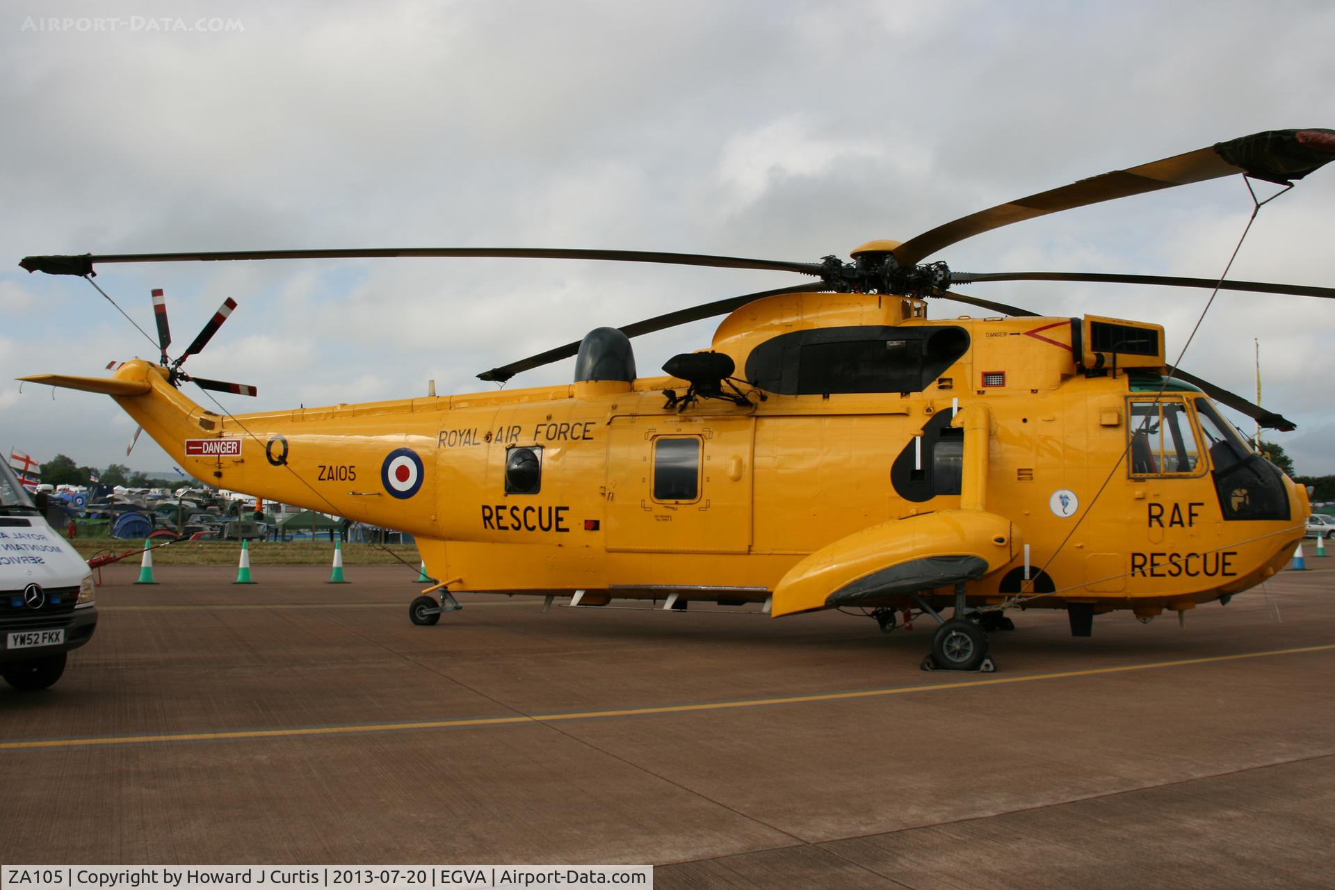 ZA105, 1980 Westland Sea King HAR.3 C/N WA886, At the Royal International Air Tattoo 2013.