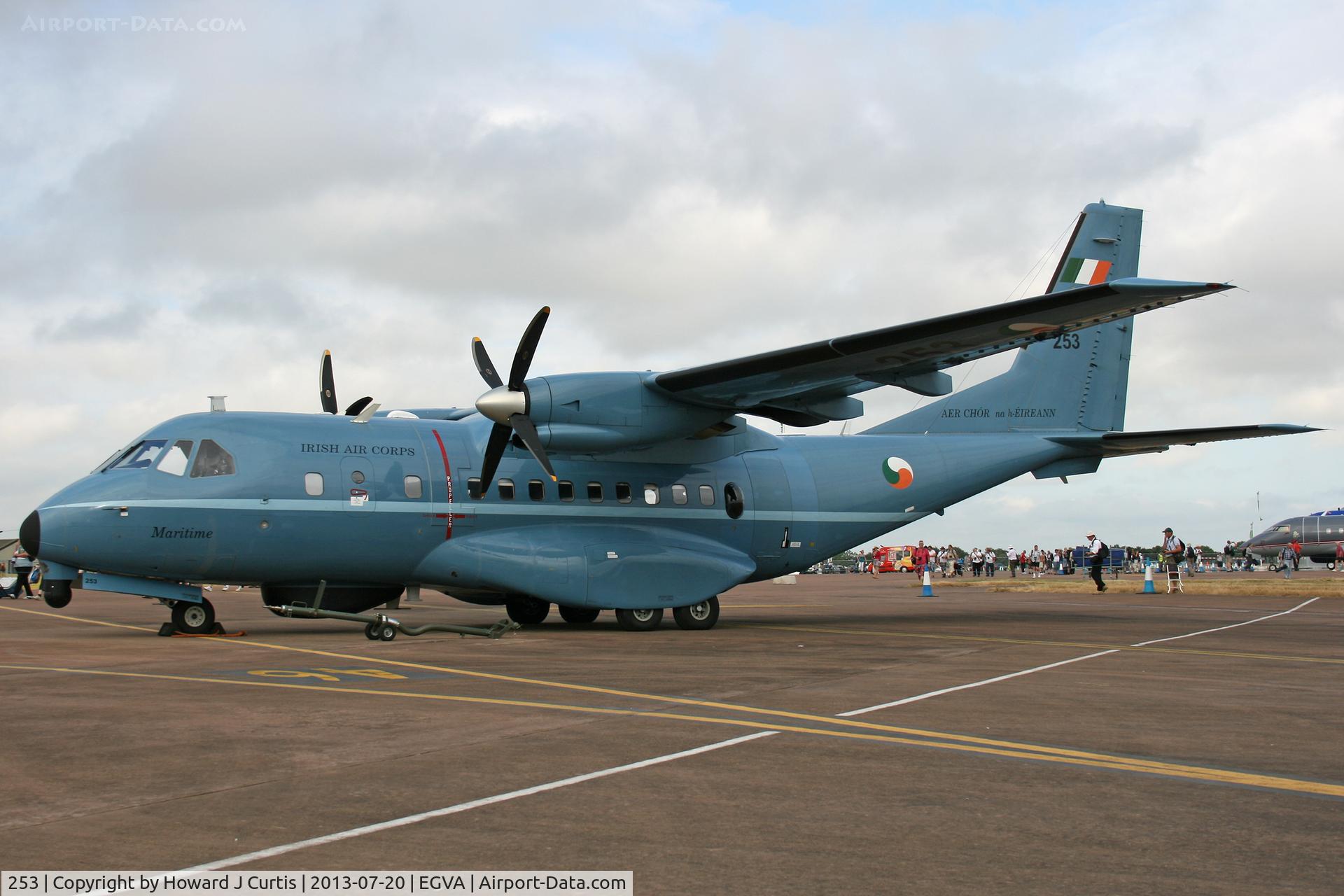 253, Airtech CN-235-100M C/N C094, Irish Air Corps. At the Royal International Air Tattoo 2013.