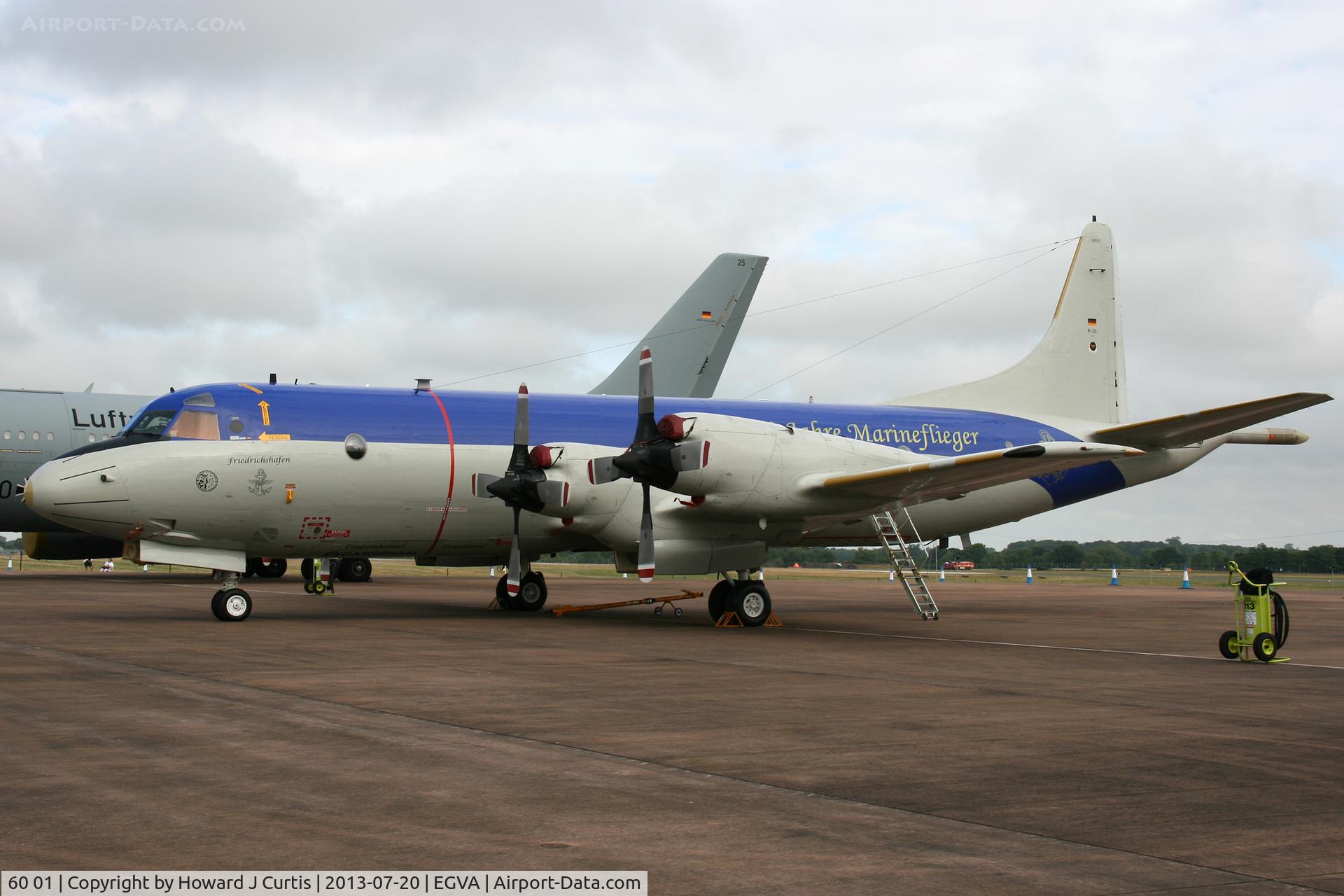60 01, Lockheed P-3C-II Orion C/N 285E-5737, German Navy. At the Royal International Air Tattoo 2013.