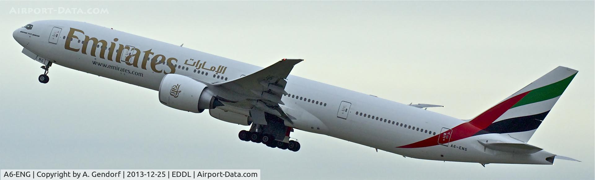 A6-ENG, 2012 Boeing 777-31H/ER C/N 35604, Emirates, seen here departing at Düsseldorf Int´l(EDDL)