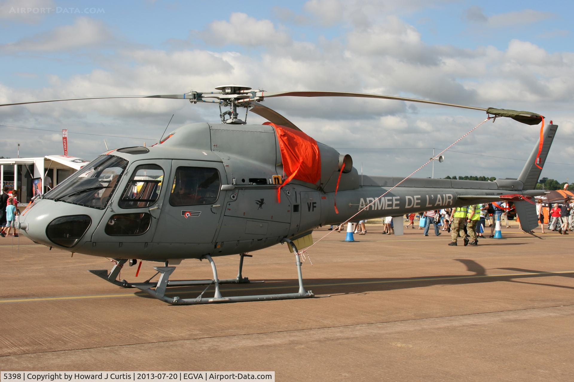 5398, Aerospatiale AS-555AN Fennec C/N 5398, French Air Force. At the Royal International Air Tattoo 2013.