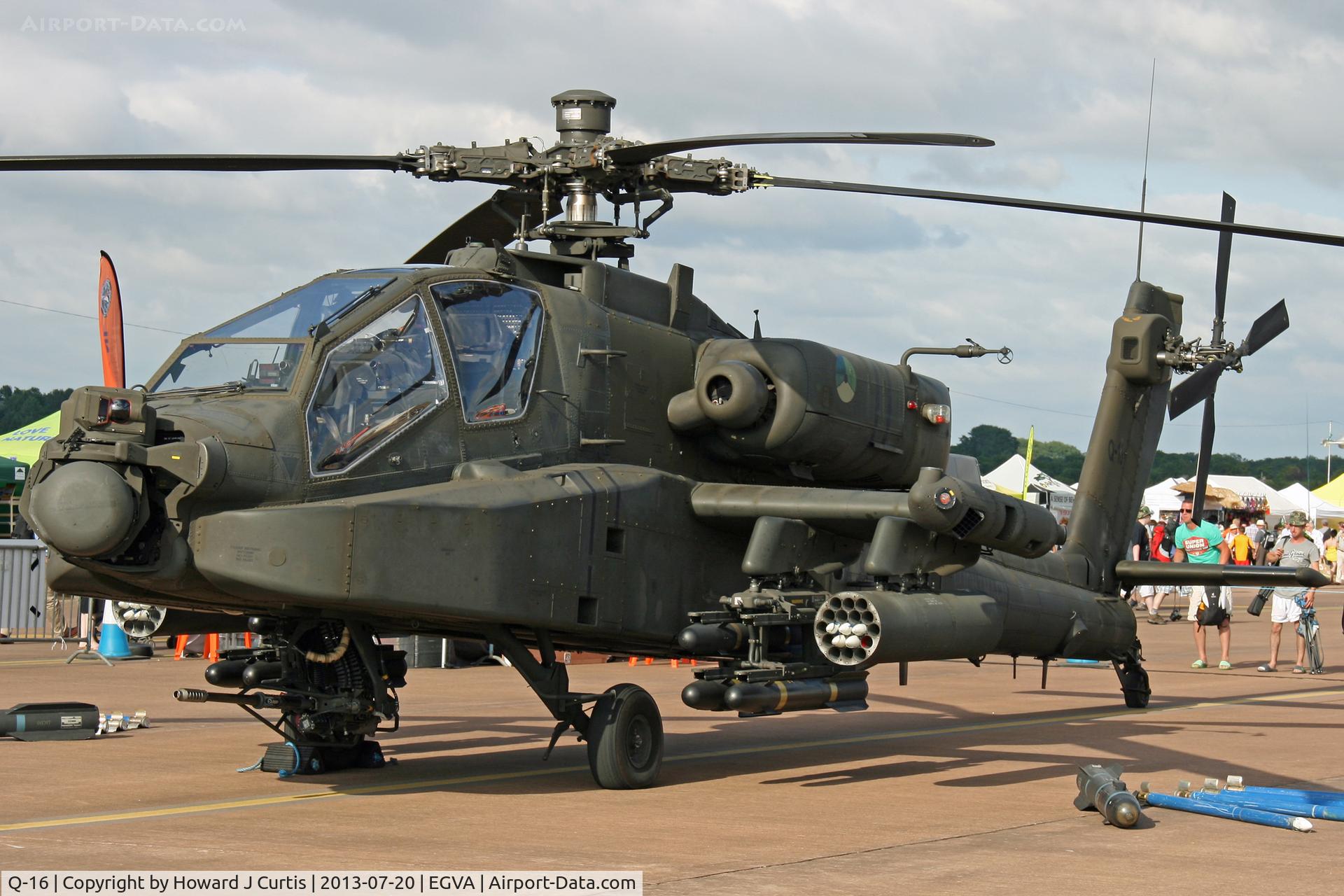 Q-16, 1998 Boeing AH-64DN Apache C/N DN016, At the Royal International Air Tattoo 2013.