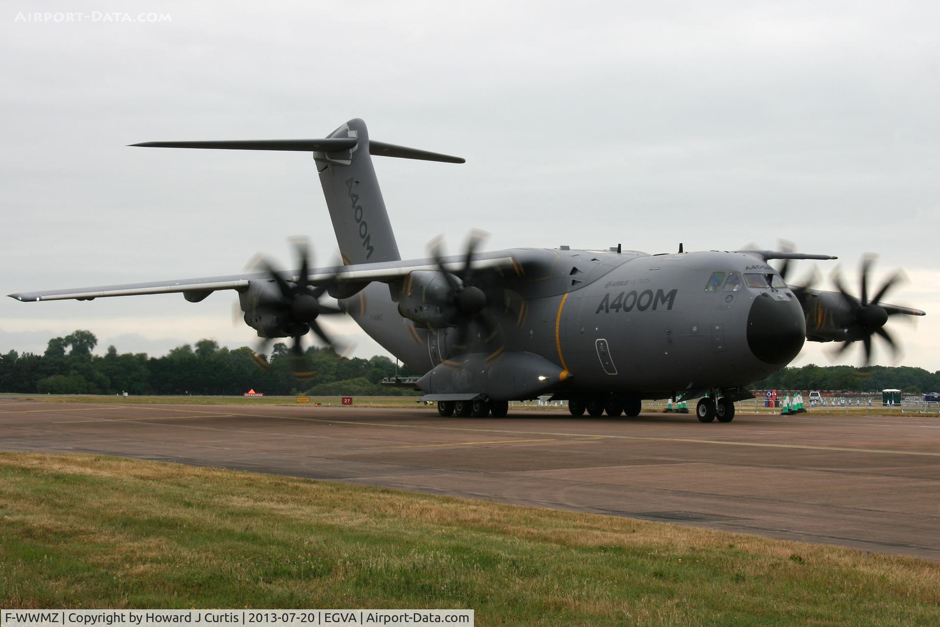 F-WWMZ, 2011 Airbus A400M-180 Atlas C/N 006, At the Royal International Air Tattoo 2013.