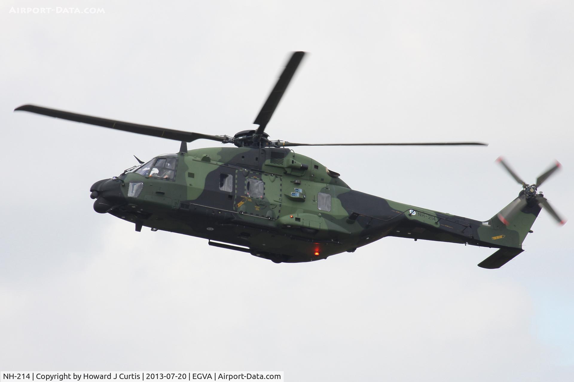 NH-214, 2011 NHI NH-90 TTH Caiman C/N 1211, Finnish Army. At the Royal International Air Tattoo 2013.