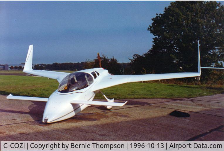 G-COZI, 1993 Co-Z Cozy Mark III C/N PFA 159-12162, Picture taken at Bigin Hill.