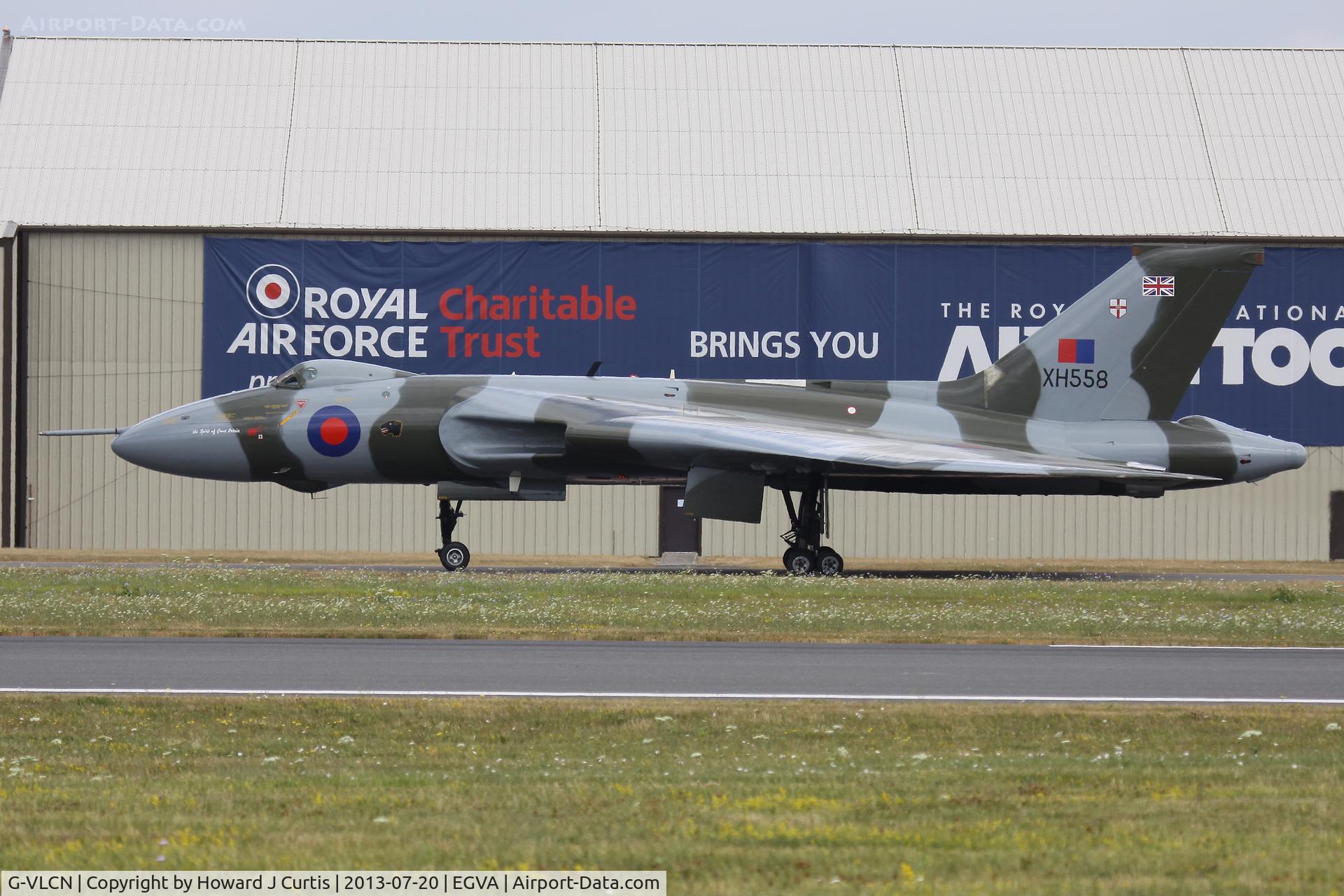 G-VLCN, 1960 Avro Vulcan B.2 C/N Set 12, Nicely positioned! At the Royal International Air Tattoo 2013.