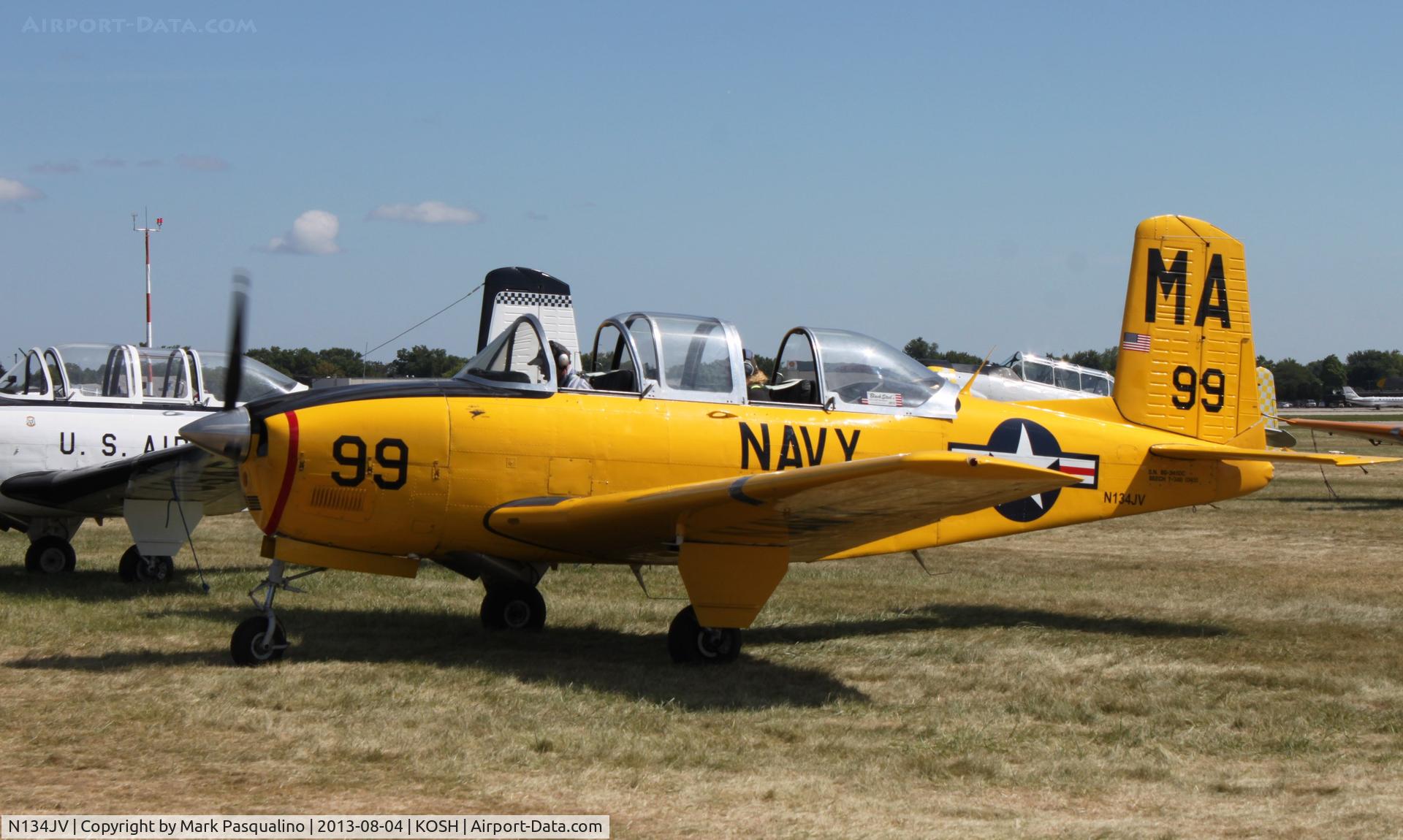 N134JV, 1957 Beech D-45 Mentor C/N BG-345DC, Beech T-34B