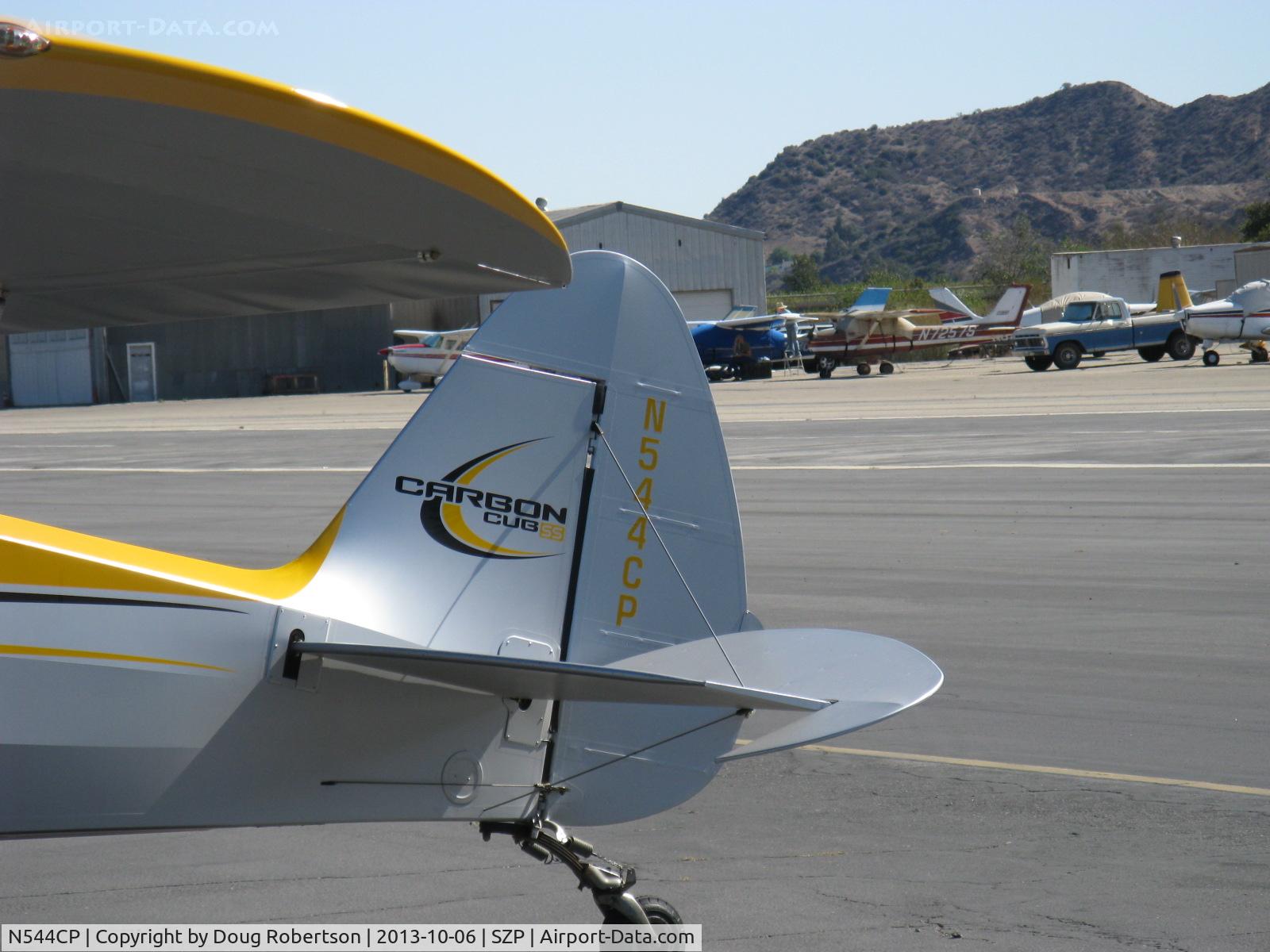 N544CP, 2012 Cub Crafters CC11-160 Carbon Cub SS C/N CC11-00204, 2012 Cubcrafters CC11-160 CARBON CUB SS LSA, Lycoming O-360-based CC340 with O-320 cylinders rated at 180 Hp for 5 minutes, 80 Hp cruise, STOL bird, logo