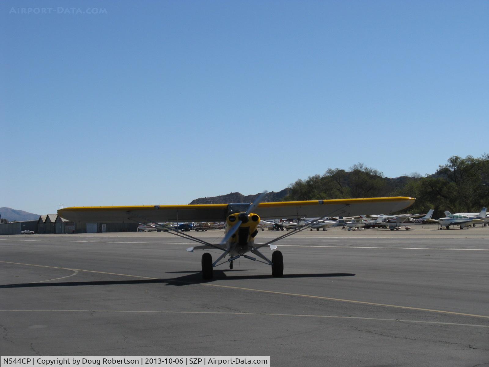 N544CP, 2012 Cub Crafters CC11-160 Carbon Cub SS C/N CC11-00204, 2012 Cubcrafters CC11-160 CARBON CUB SS LSA STOL, Lycoming O-360-based CC340 with O-320 cylinders rated at 180 Hp for 5 minutes, 80 Hp cruise, wing Micro vortex generators, tundra tires, taxi