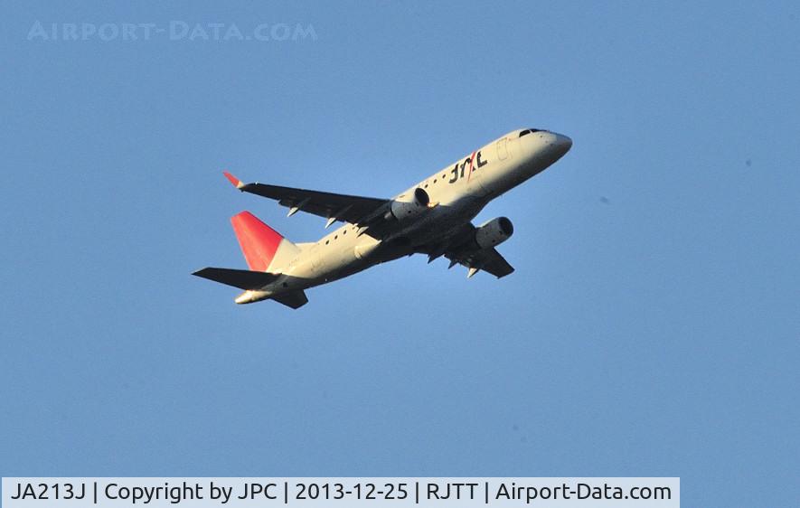 JA213J, 2009 Embraer 170ST (ERJ-170-100ST) C/N 17000285, TO from Haneda