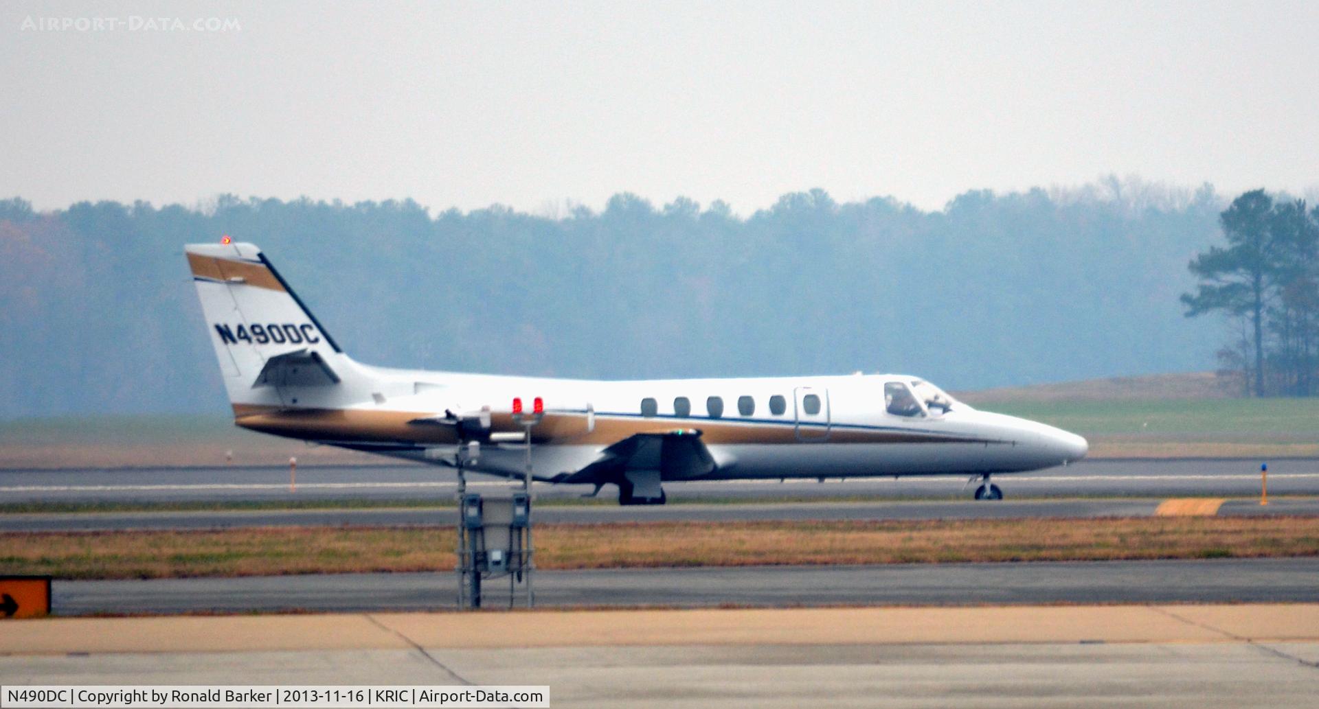 N490DC, 1979 Cessna 550 C/N 550-0117, Taxi RIC