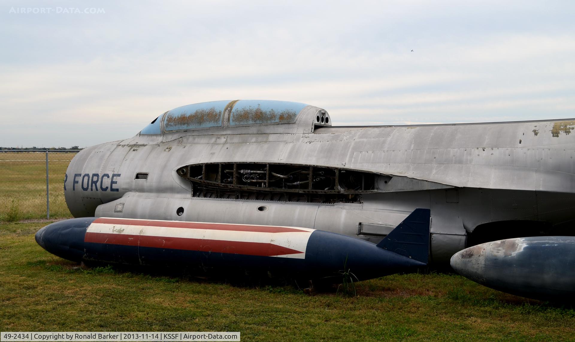 49-2434, 1949 Northrop F-89B Scorpion C/N Not found 49-2434, Disassimbled F-89, Texas Air Museum