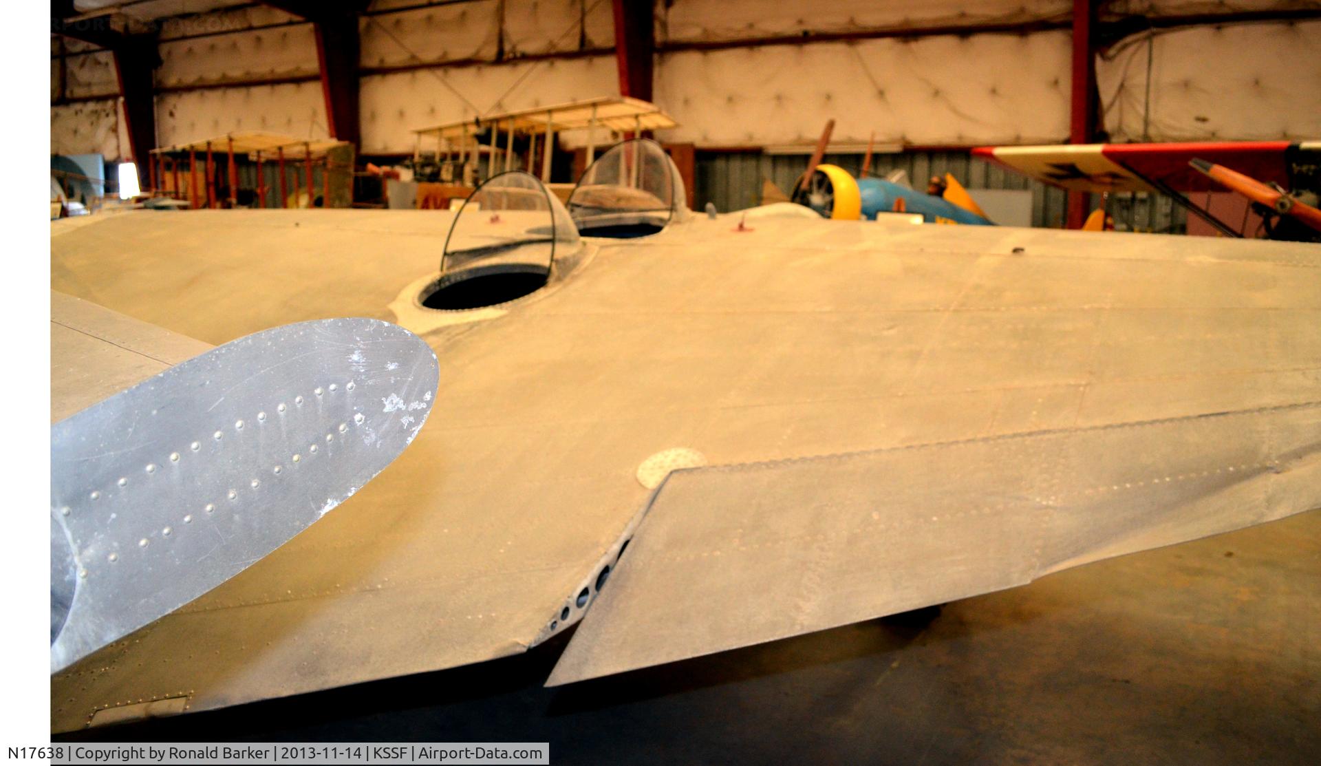 N17638, Eichman Ellis V AEROBAT 1-A C/N 1, View of right rear of the Aerobat, Texas Air Museum