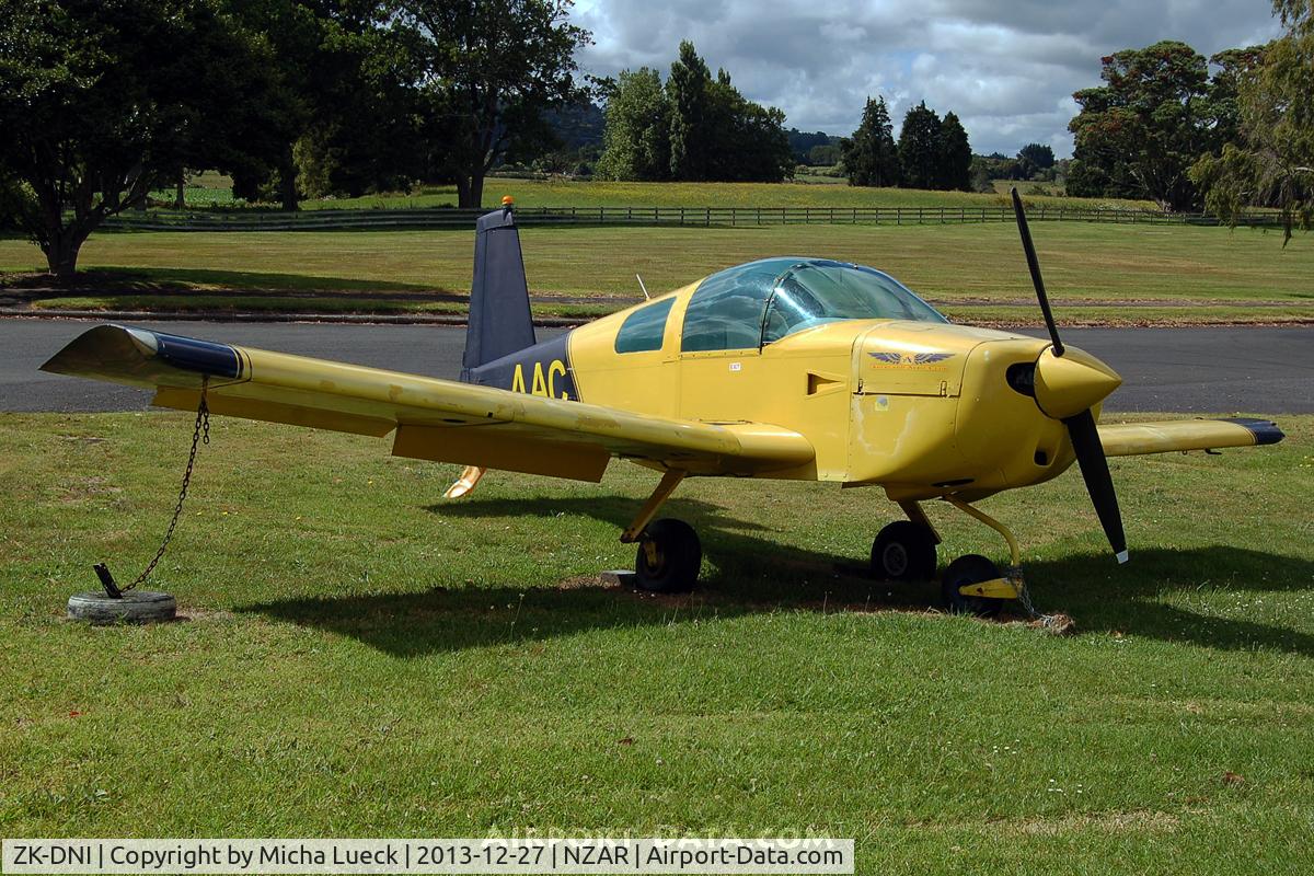 ZK-DNI, Grumman American AA-1B Trainer C/N AA5B-0136, At Ardmore (fake registration)
