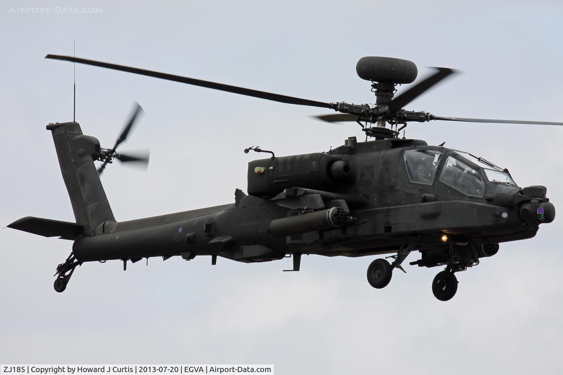 ZJ185, Westland Apache AH.1 C/N DU020/WAH020, At the Royal International Air Tattoo 2013.