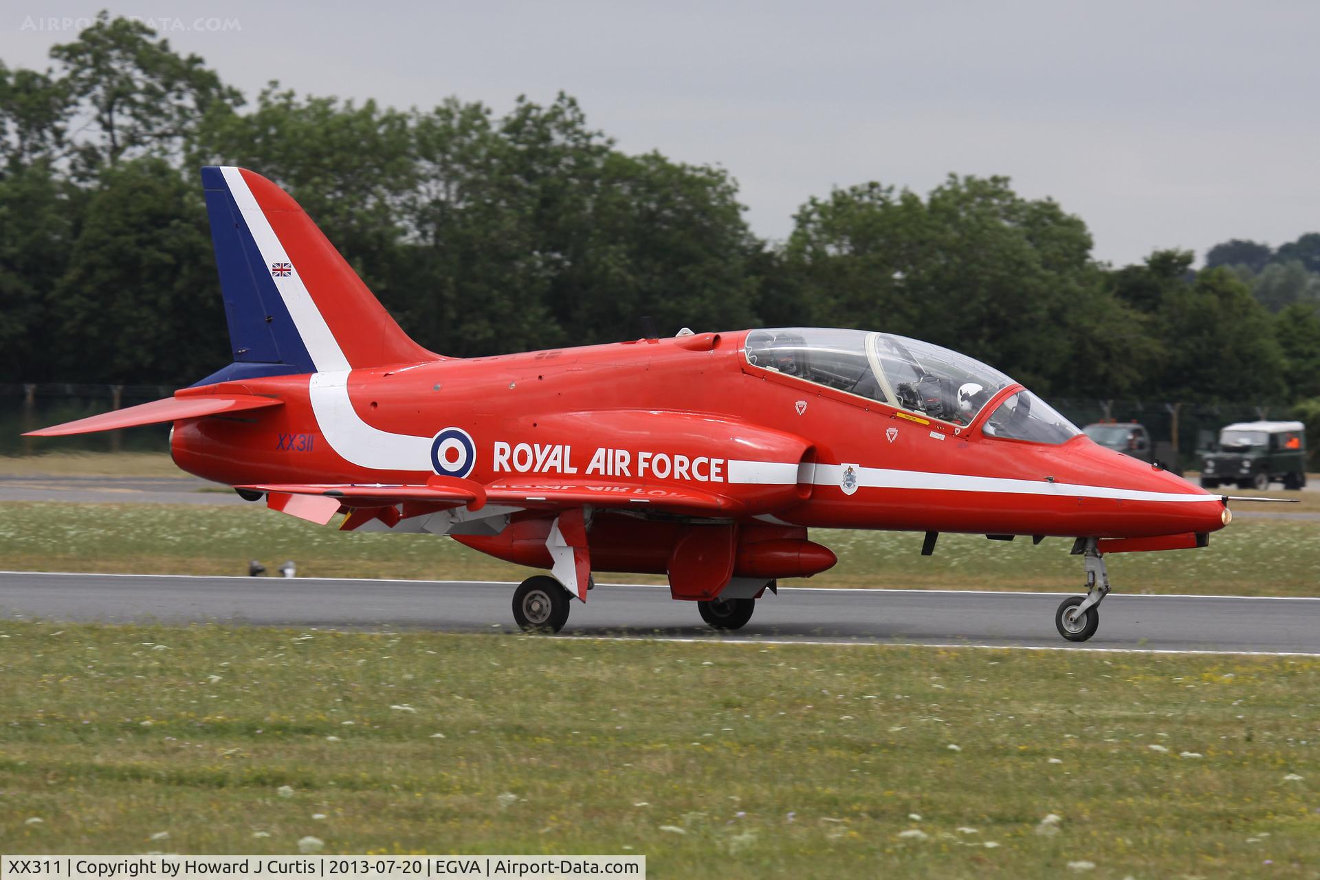 XX311, 1980 Hawker Siddeley Hawk T.1 C/N 147/312136, At the Royal International Air Tattoo 2013.