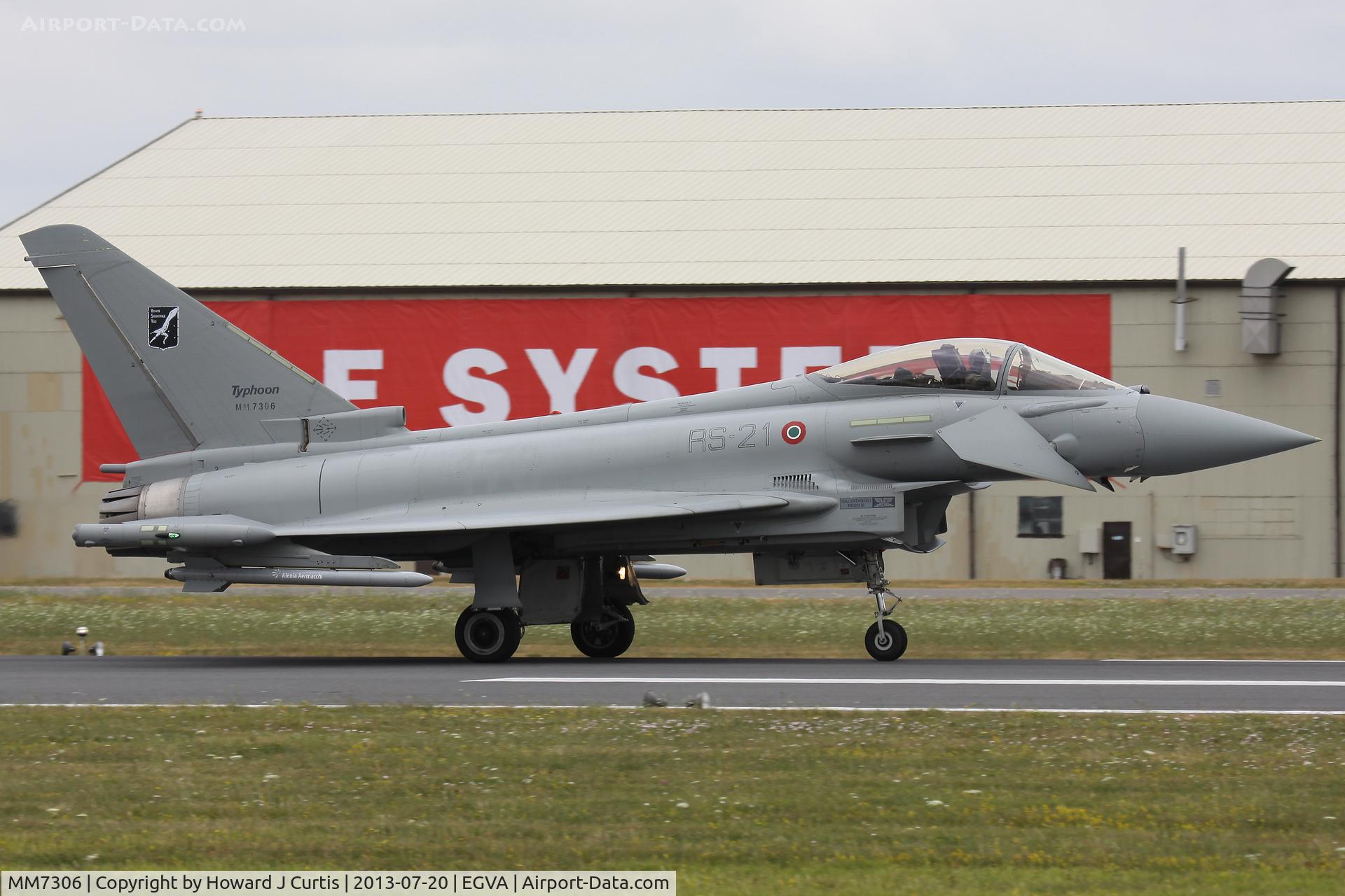 MM7306, Eurofighter EF-2000 Typhoon S C/N IS038, At the Royal International Air Tattoo 2013.