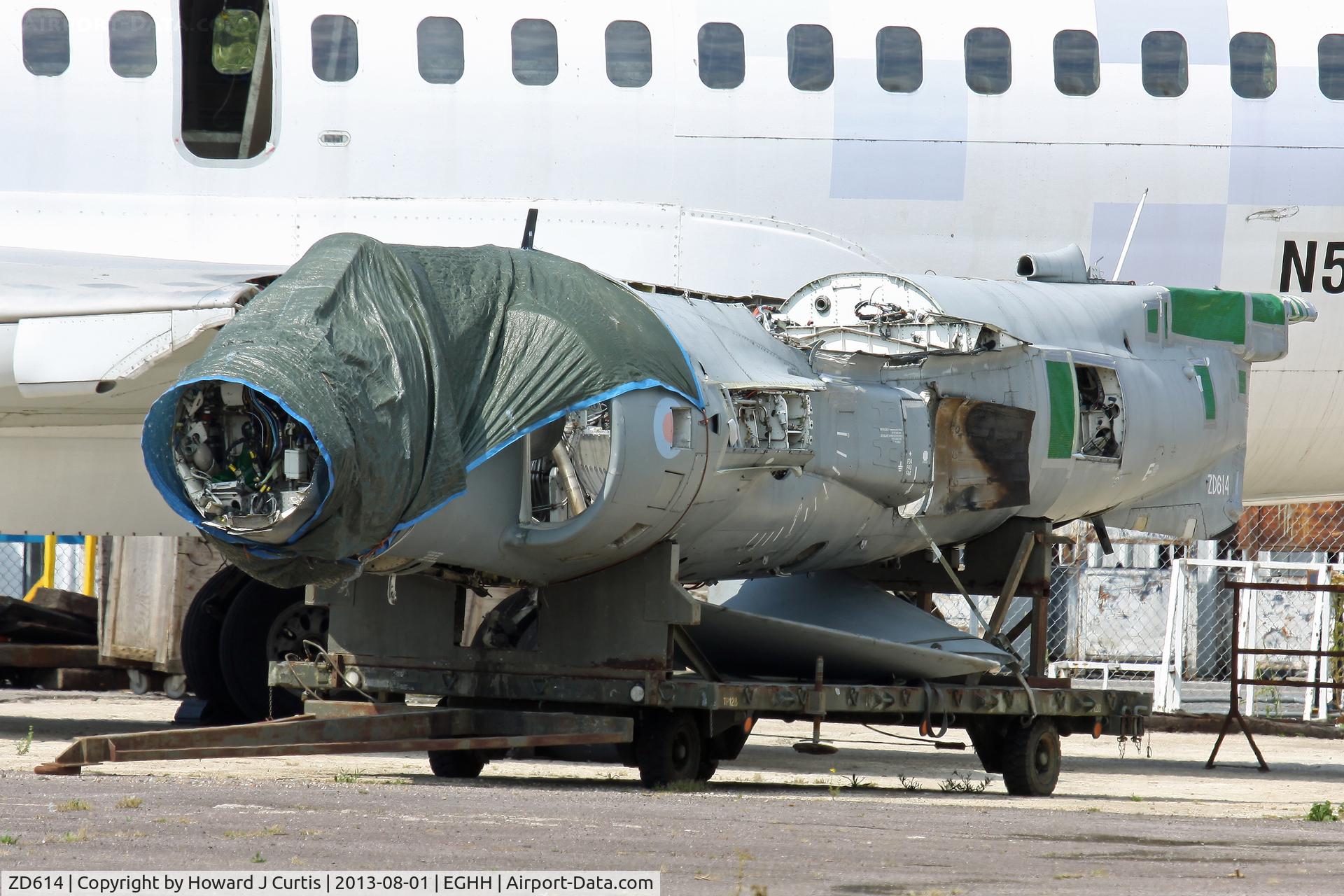 ZD614, 1986 British Aerospace Sea Harrier F/A.2 C/N 41H-912053, Privately owned; a long term restoration.