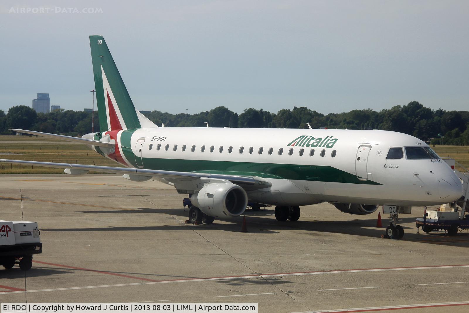 EI-RDO, 2012 Embraer 175LR (ERJ-170-200LR) C/N 17000348, Alitalia Cityliner.