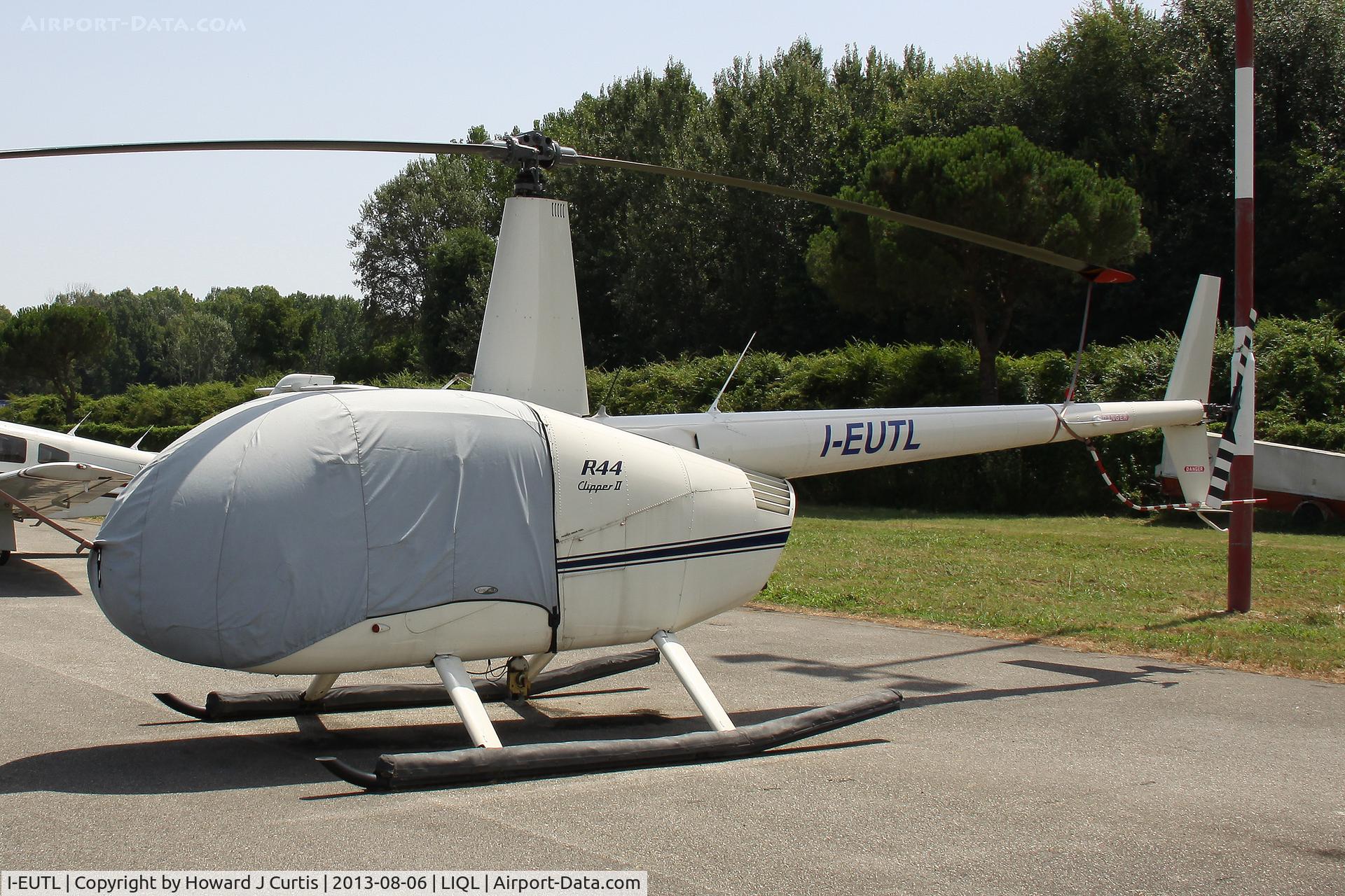 I-EUTL, Robinson R44 Clipper II C/N 10873, Privately owned, a resident here.