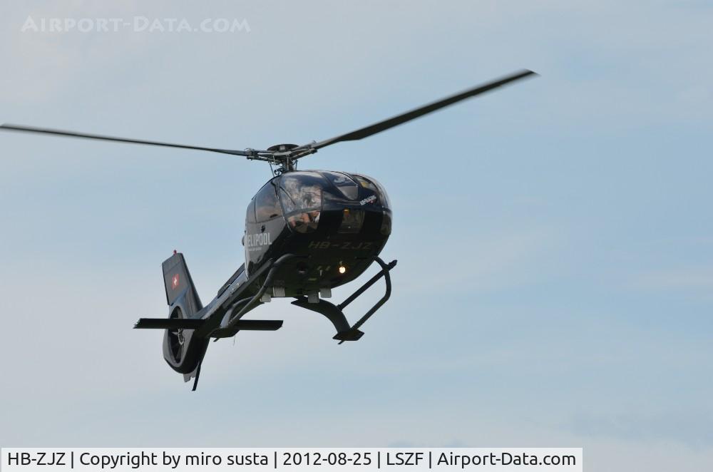 HB-ZJZ, Eurocopter EC-130B-4 (AS-350B-4) C/N 3842, Swiss Glacier Eurocopter EC 130 B4 at Airfield Birr