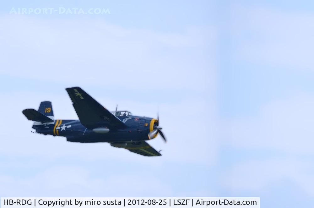 HB-RDG, 1945 Grumman TBM-3R Avenger C/N 3381, TBM-3E Avenger at air show Birrfeld