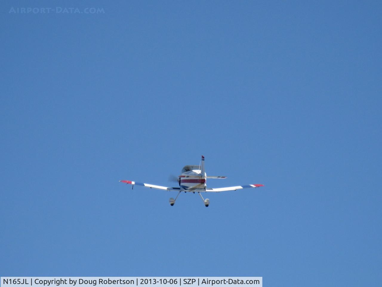 N165JL, 2007 Thorp T-18 Tiger Tiger C/N 165, 2007 Levi THORP/SUNDERLAND S-18, Lycoming O-320-E2D 150 Hp, fast takeoff climb Rwy 04