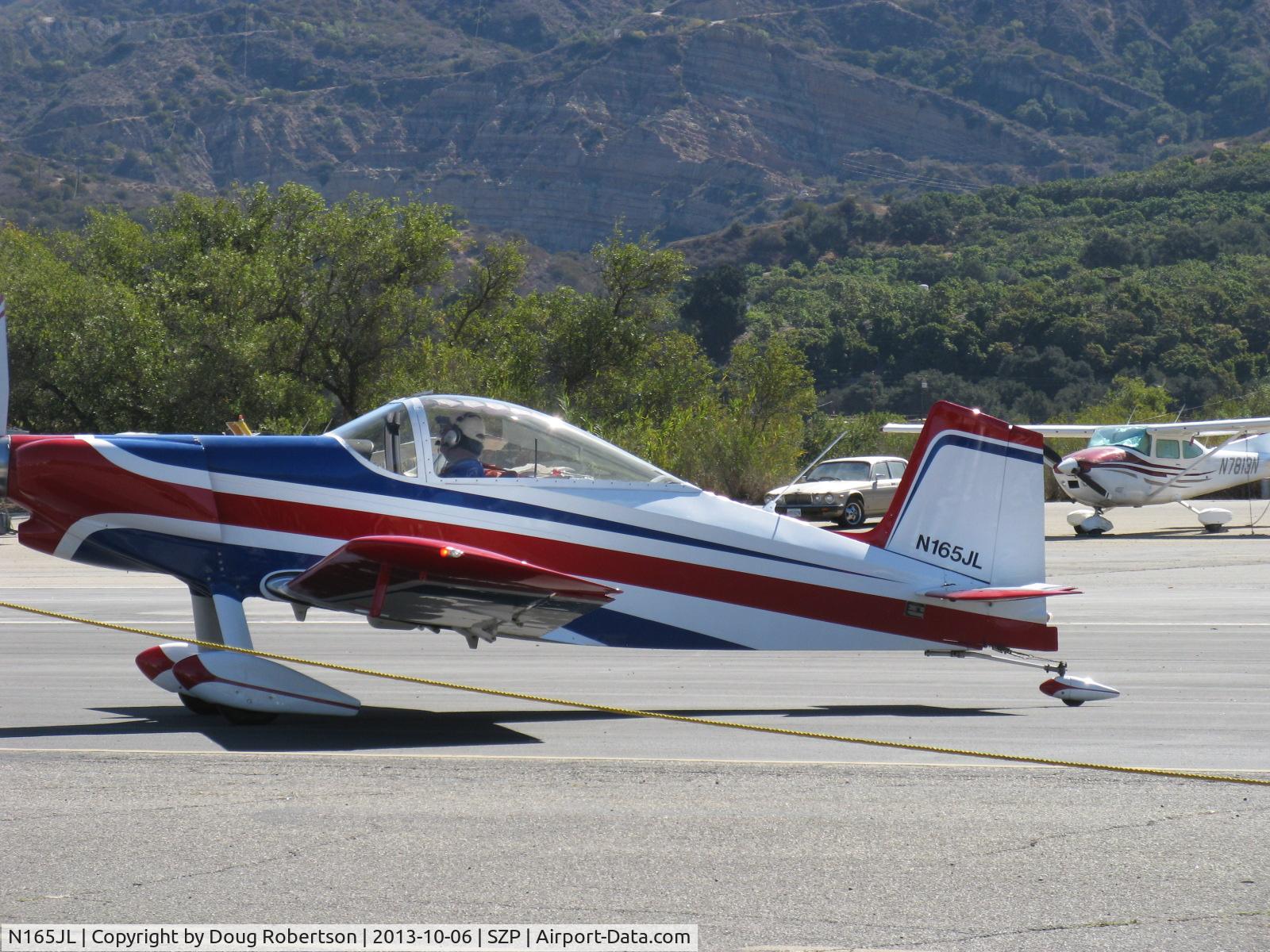 N165JL, 2007 Thorp T-18 Tiger Tiger C/N 165, 2007 Levi THORP/SUNDERLAND S-18, Lycoming O-320-E2D 150 Hp, taxi to transient ramp