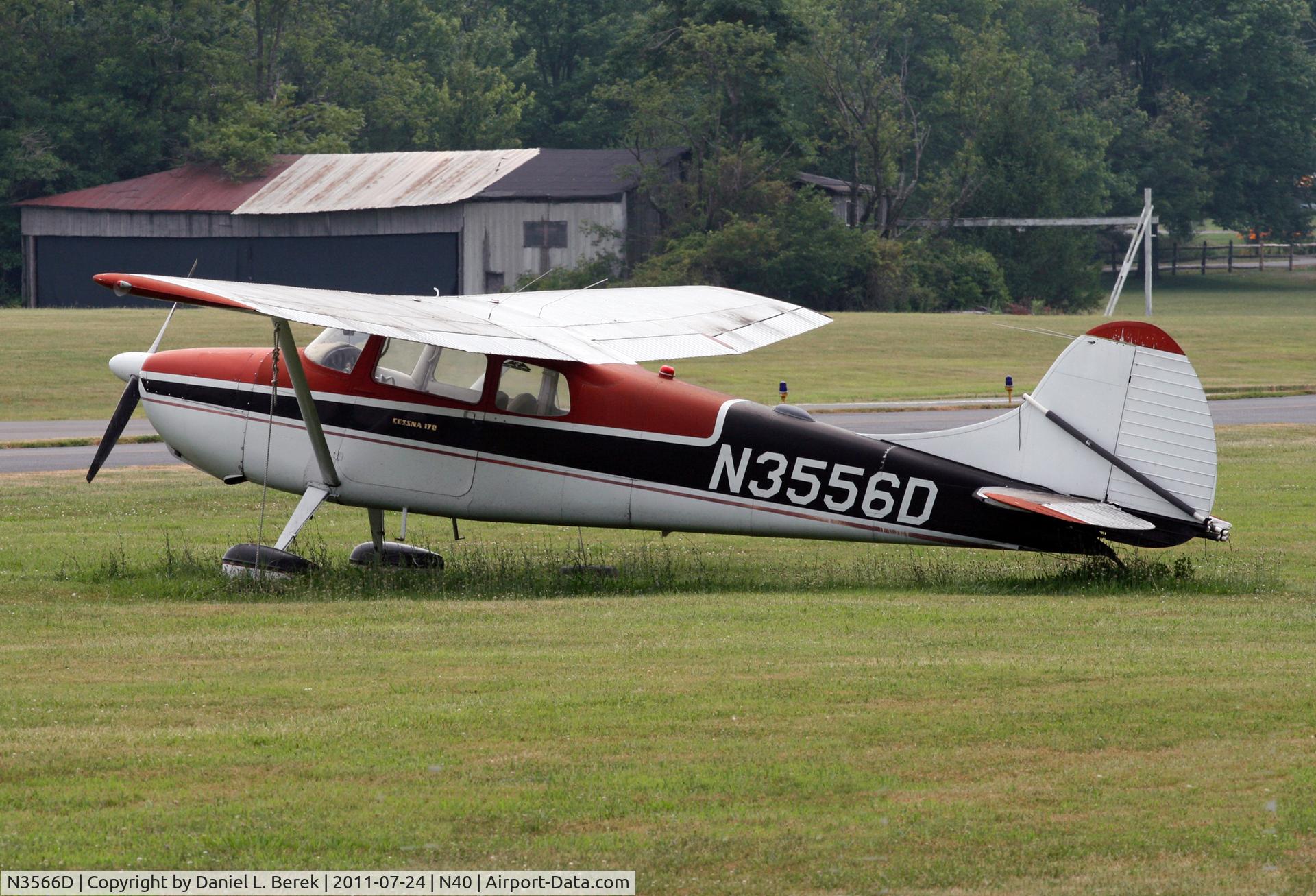 N3566D, 1956 Cessna 170B C/N 27109, Found this cool-looking 1956-vintage Cessna among the bucolic settings of Sky Manor Airport, Pittstown, NJ.