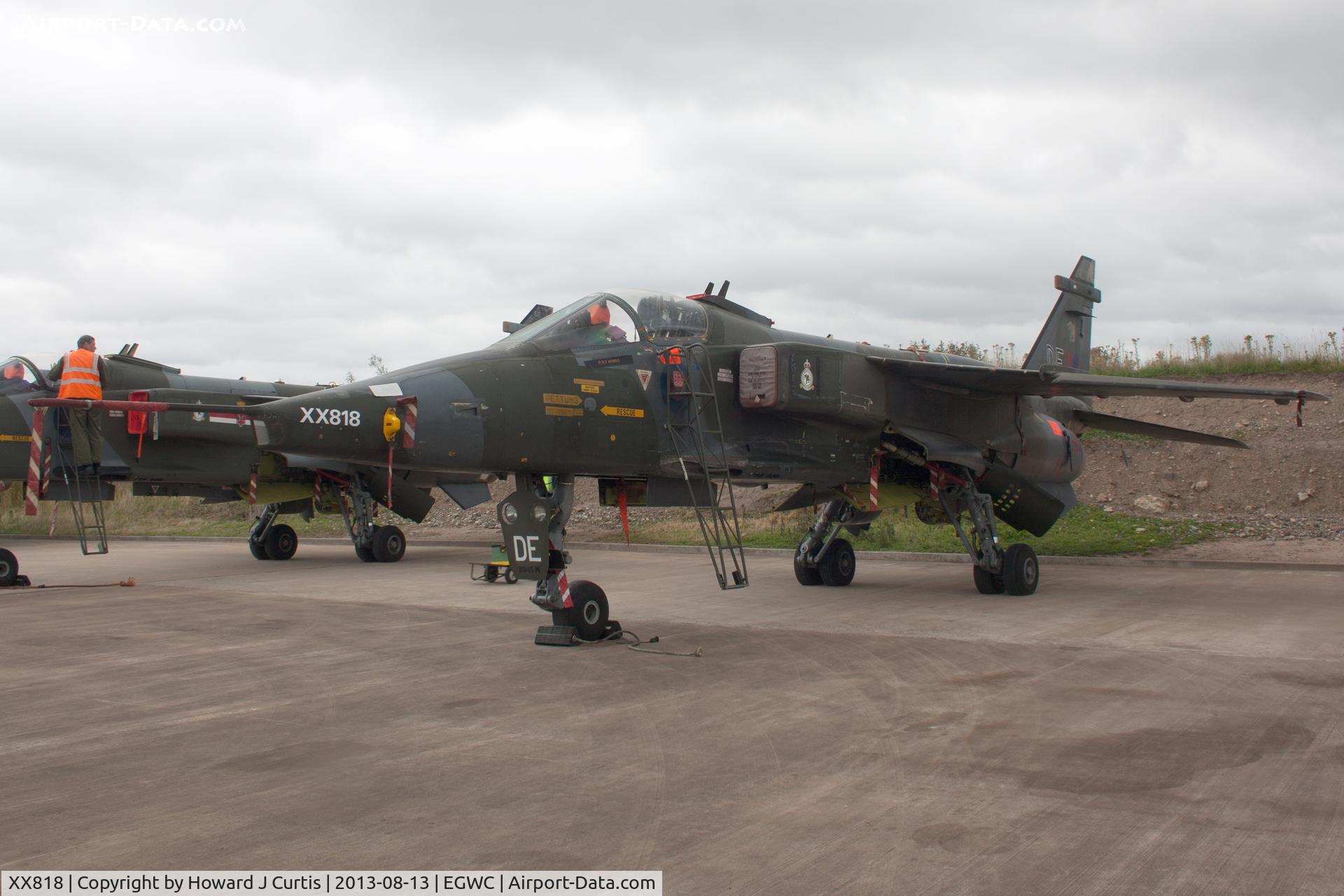 XX818, 1975 Sepecat Jaguar GR.1 C/N S.67, 8945M, 1 SoTT.