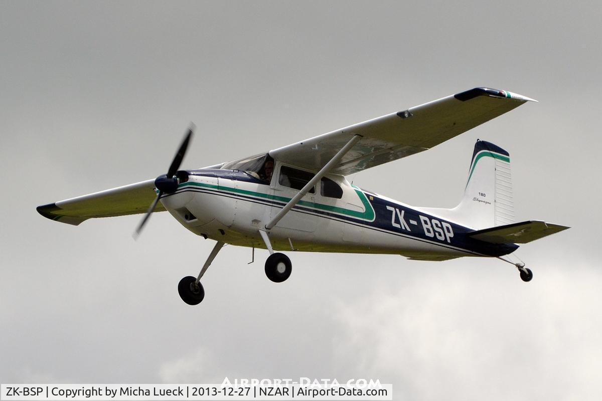 ZK-BSP, Cessna 180 C/N 31263, At Ardmore