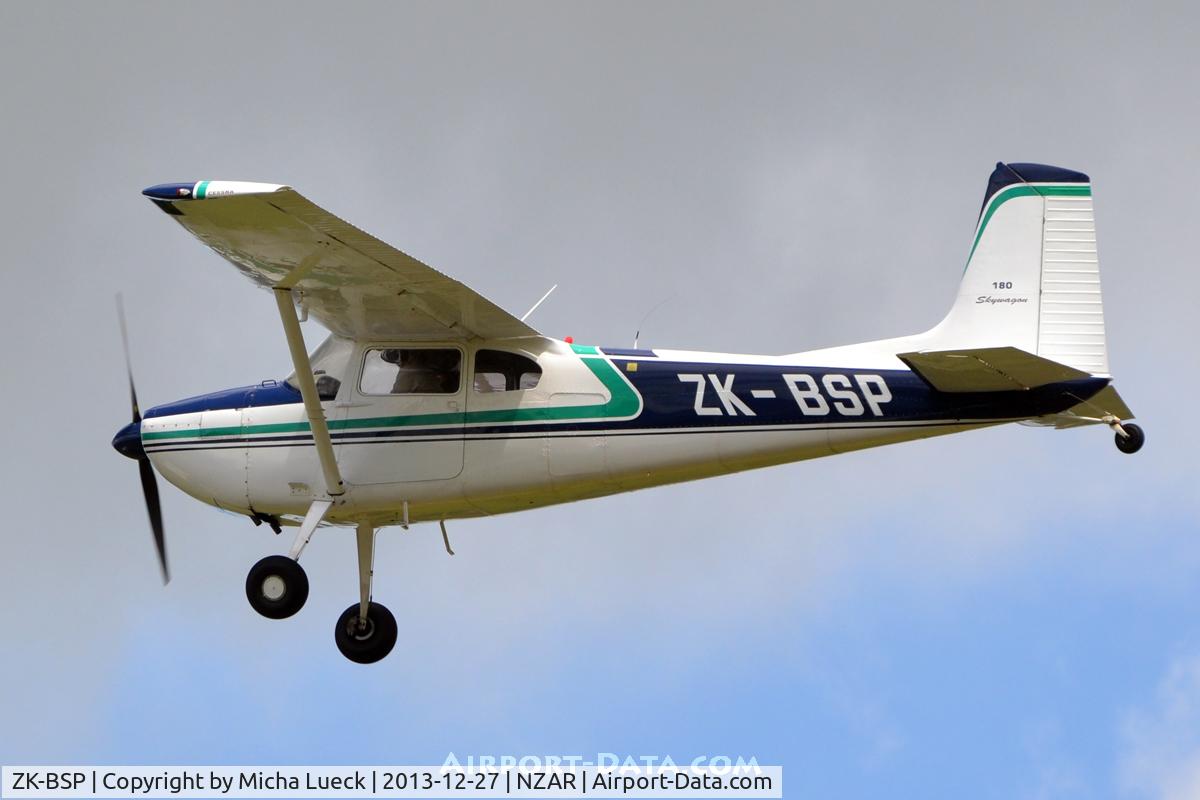 ZK-BSP, Cessna 180 C/N 31263, At Ardmore
