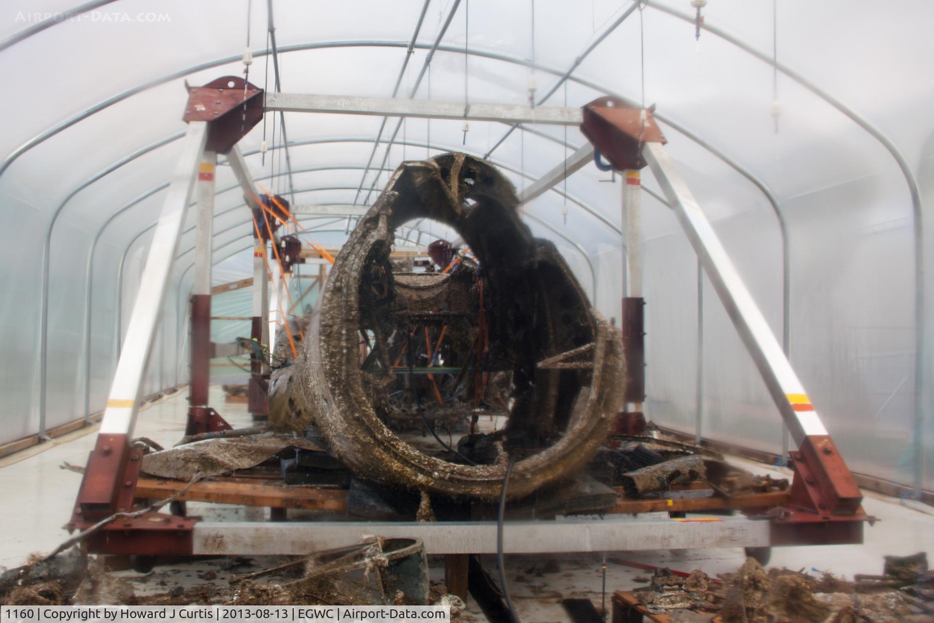 1160, Dornier Do-17Z-2 C/N 1160, Now being carefully preserved.