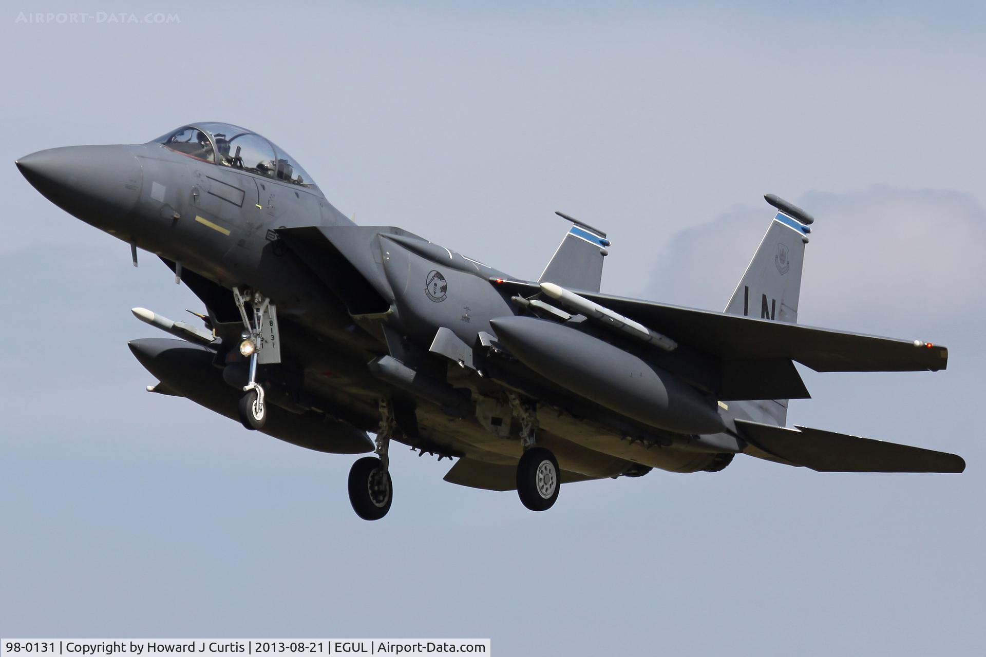 98-0131, 1998 McDonnell Douglas F-15E Strike Eagle C/N 1361/E222, 492nd FS/48th FW.