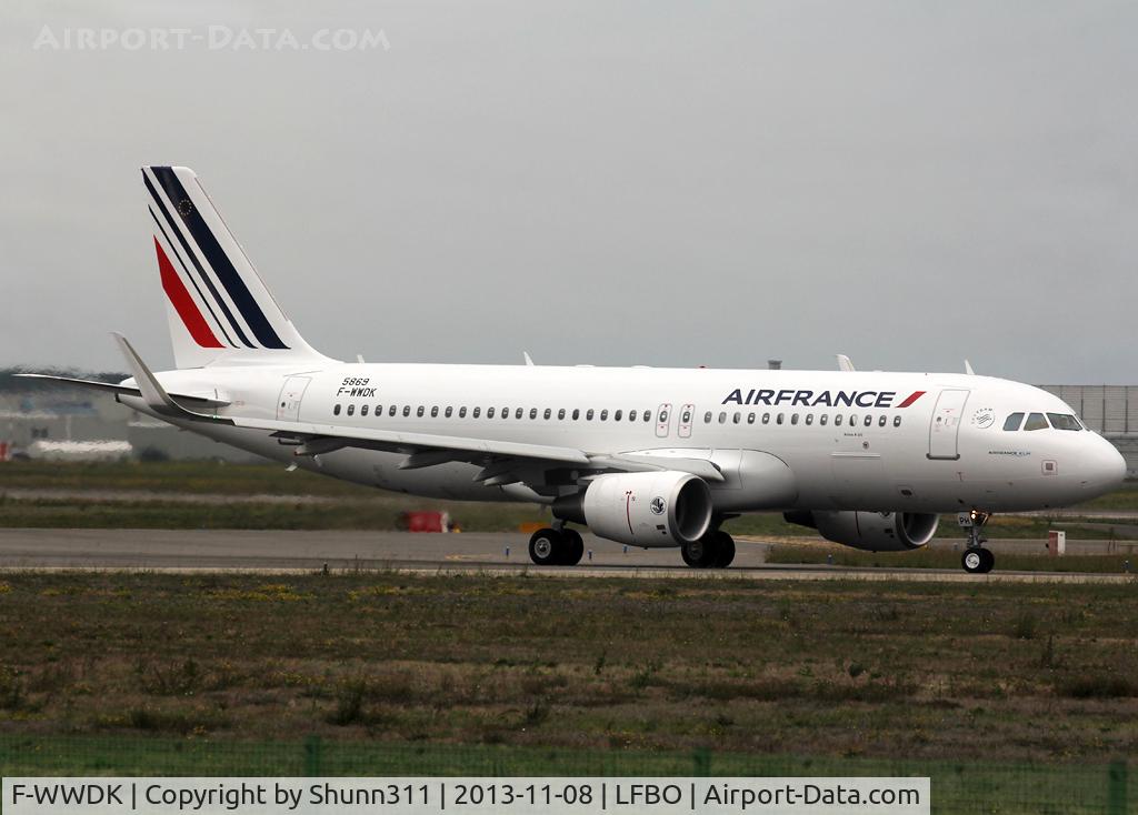 F-WWDK, 2013 Airbus A320-214 C/N 5869, C/n 5869 - To be F-HEPH