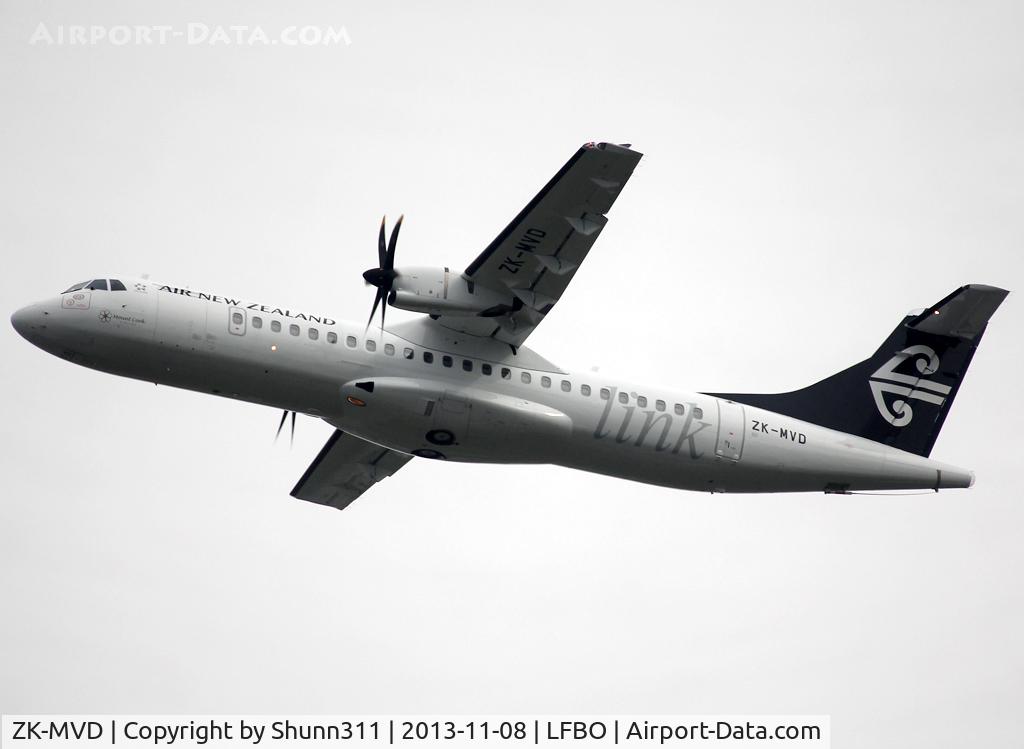 ZK-MVD, 2013 ATR 72-600 C/N 1117, Delivery day...
