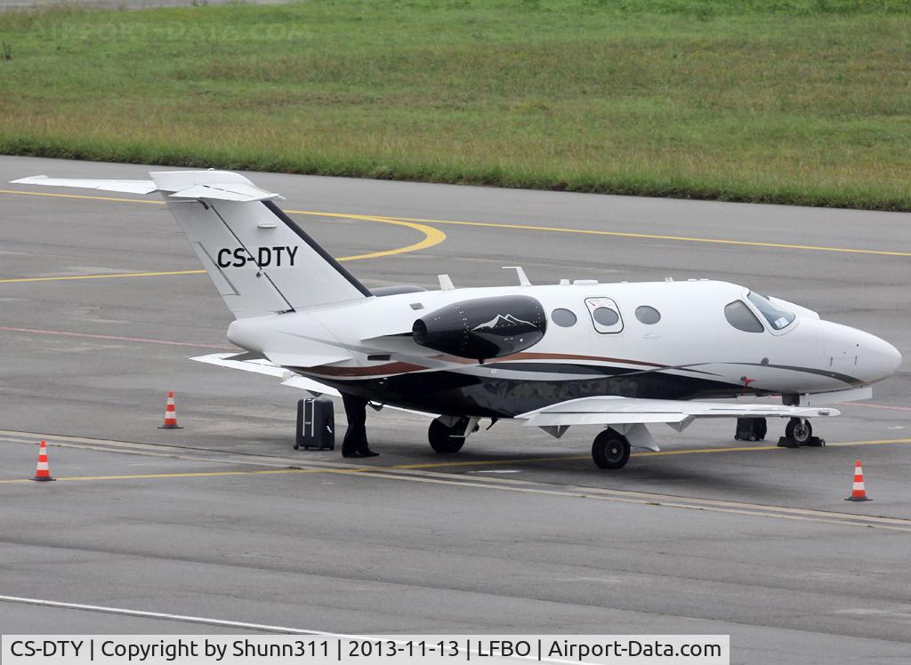 CS-DTY, 2011 Cessna 510 Citation Mustang Citation Mustang C/N 510-0368, Parked at the General Aviation area...