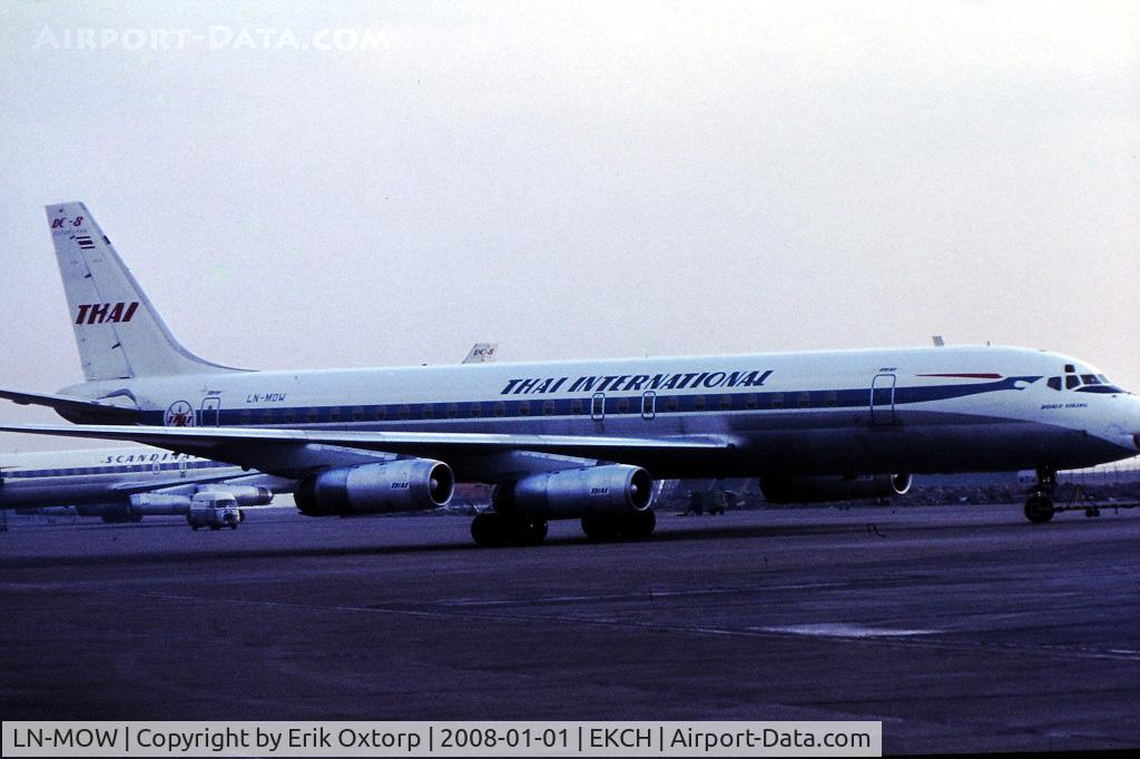 LN-MOW, 1970 Douglas DC-8-62 C/N 46131, LN-MOW with partly Thai c/s