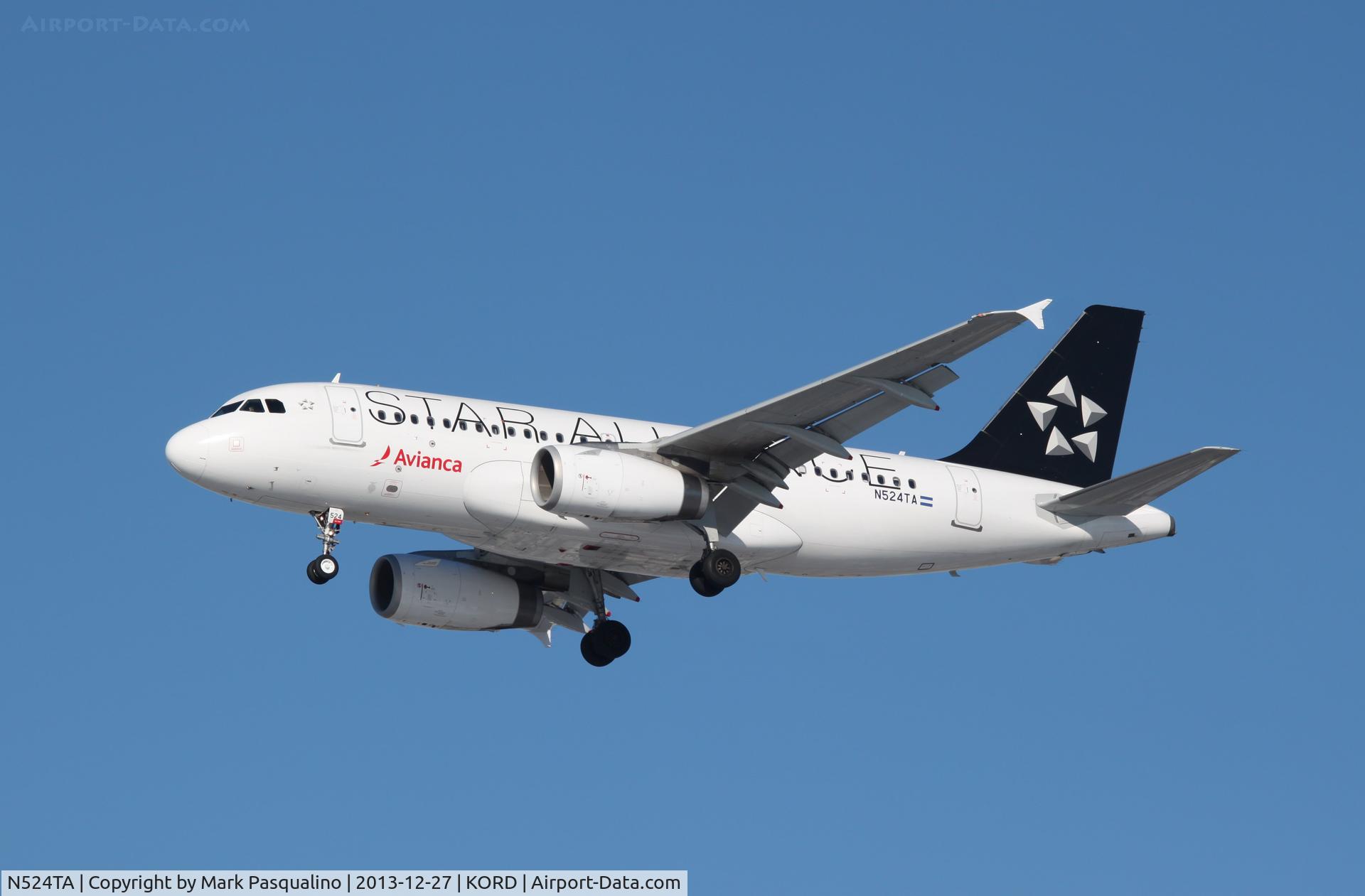 N524TA, 2012 Airbus A319-132 C/N 5280, Airbus A319