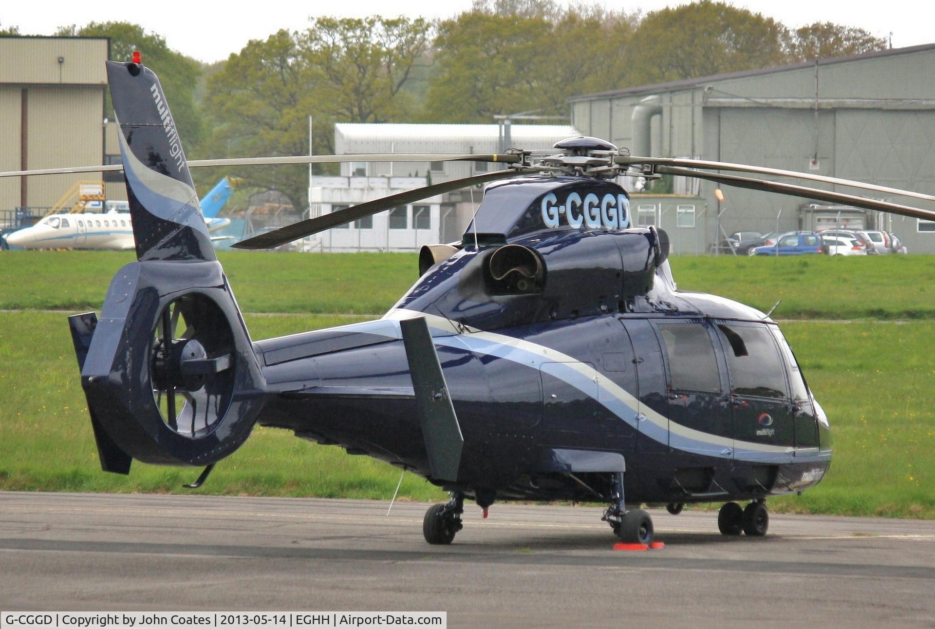 G-CGGD, 1991 Aerospatiale AS-365N-2 Dauphin C/N 6435, Parked at CTC
