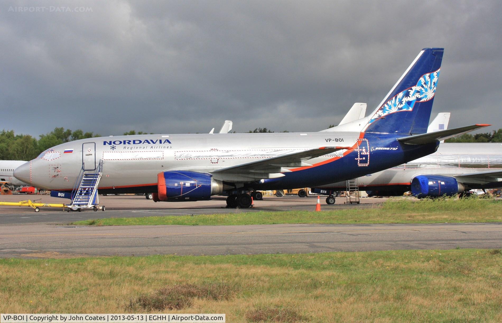 VP-BOI, 1990 Boeing 737-505 C/N 24650, Sealed for storage