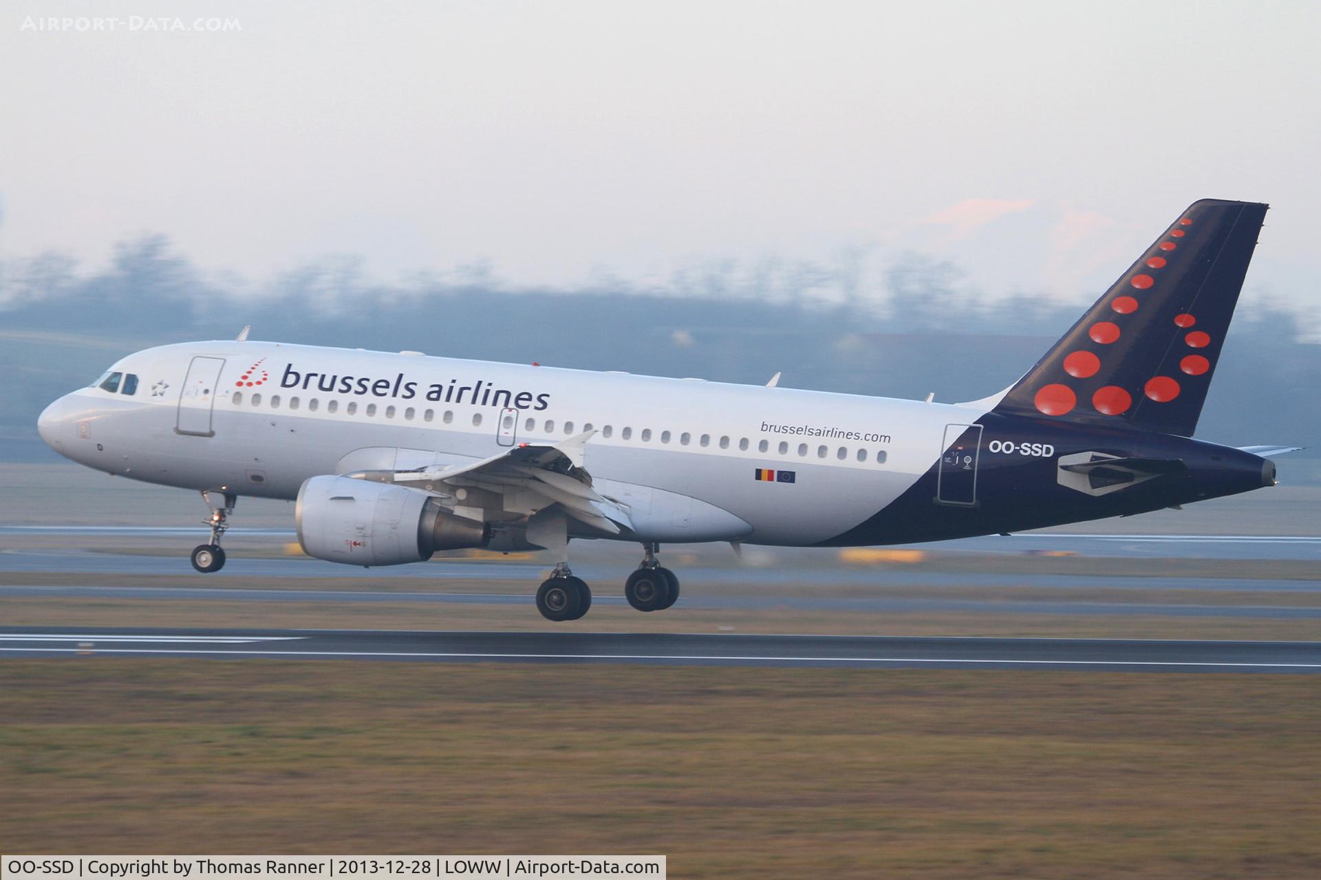 OO-SSD, 1999 Airbus A319-112 C/N 1102, Brussels A319