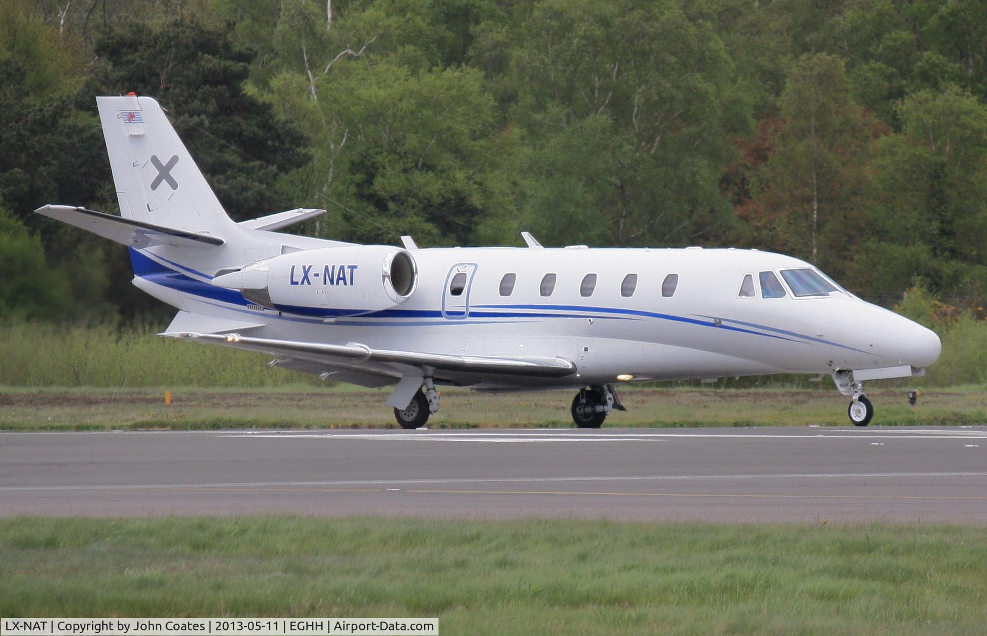 LX-NAT, 2005 Cessna 560XL Citation  XLS C/N 560-5564, Taxiing to depart